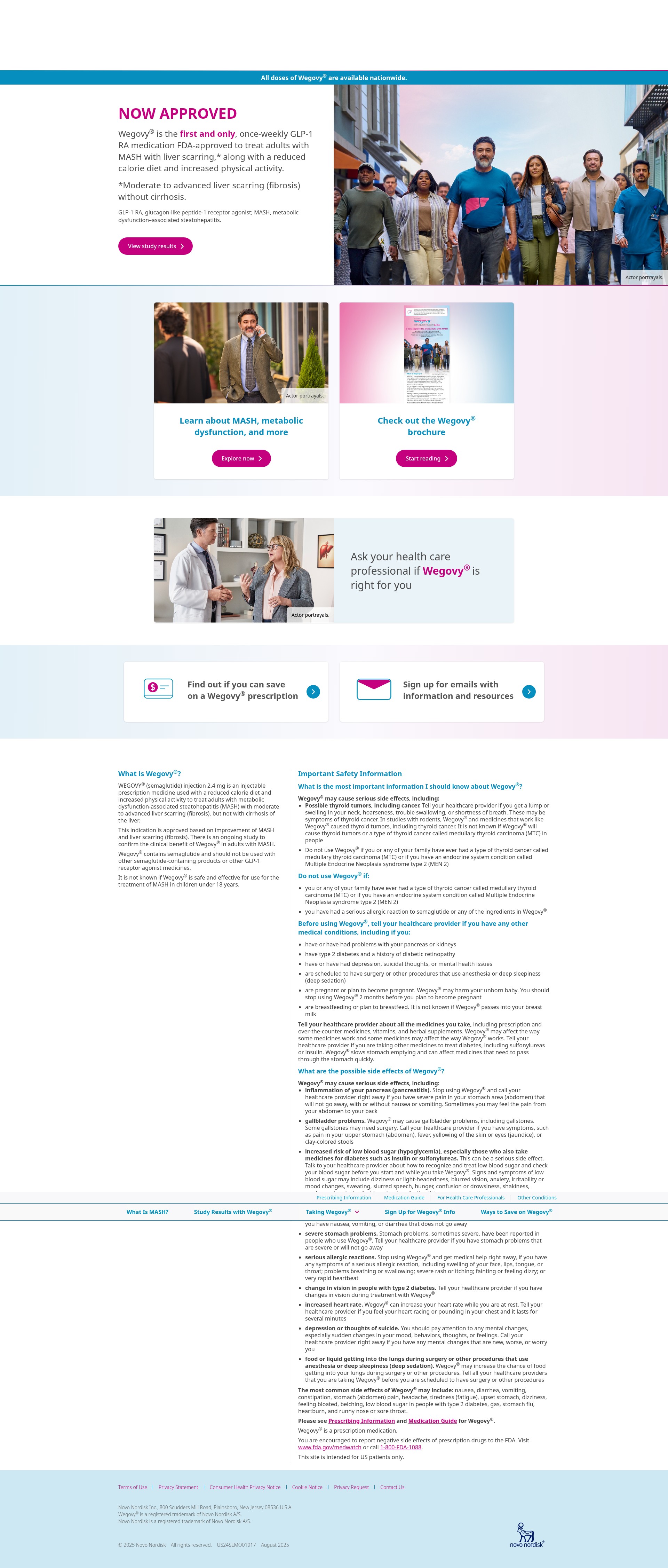 Screenshot of mash.wegovy.com