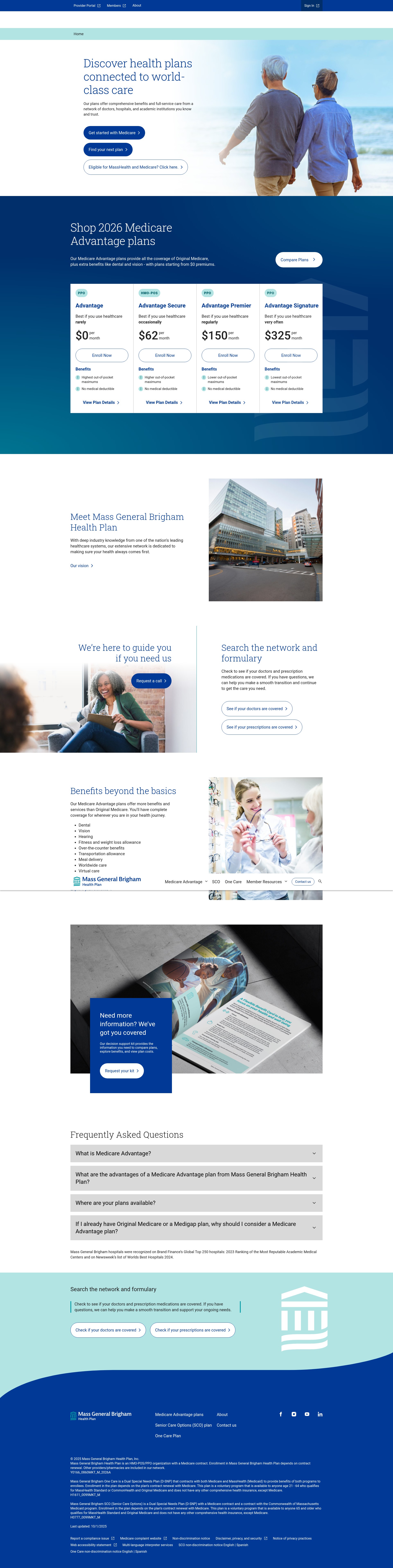 Screenshot of massgeneralbrighamadvantage.org