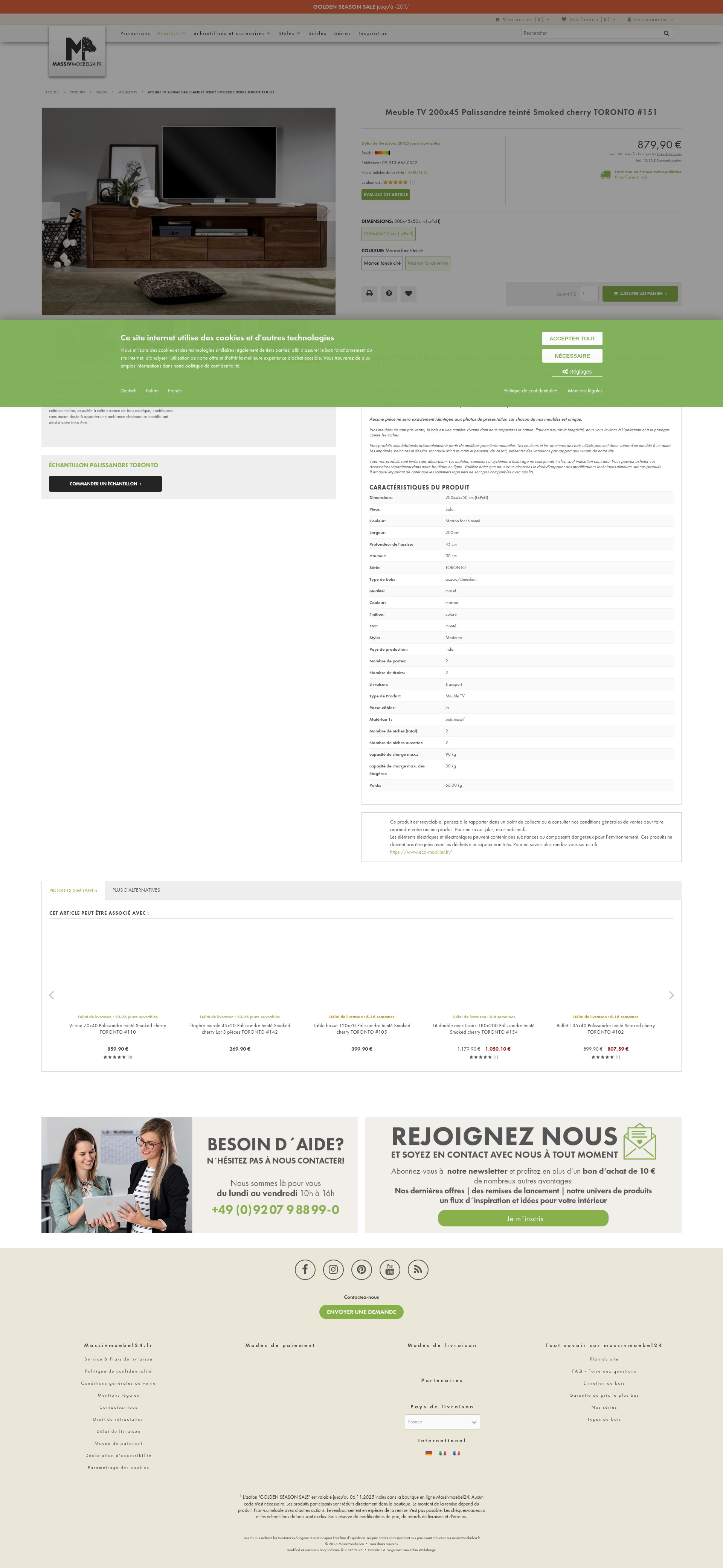 Screenshot of massivmoebel24.fr