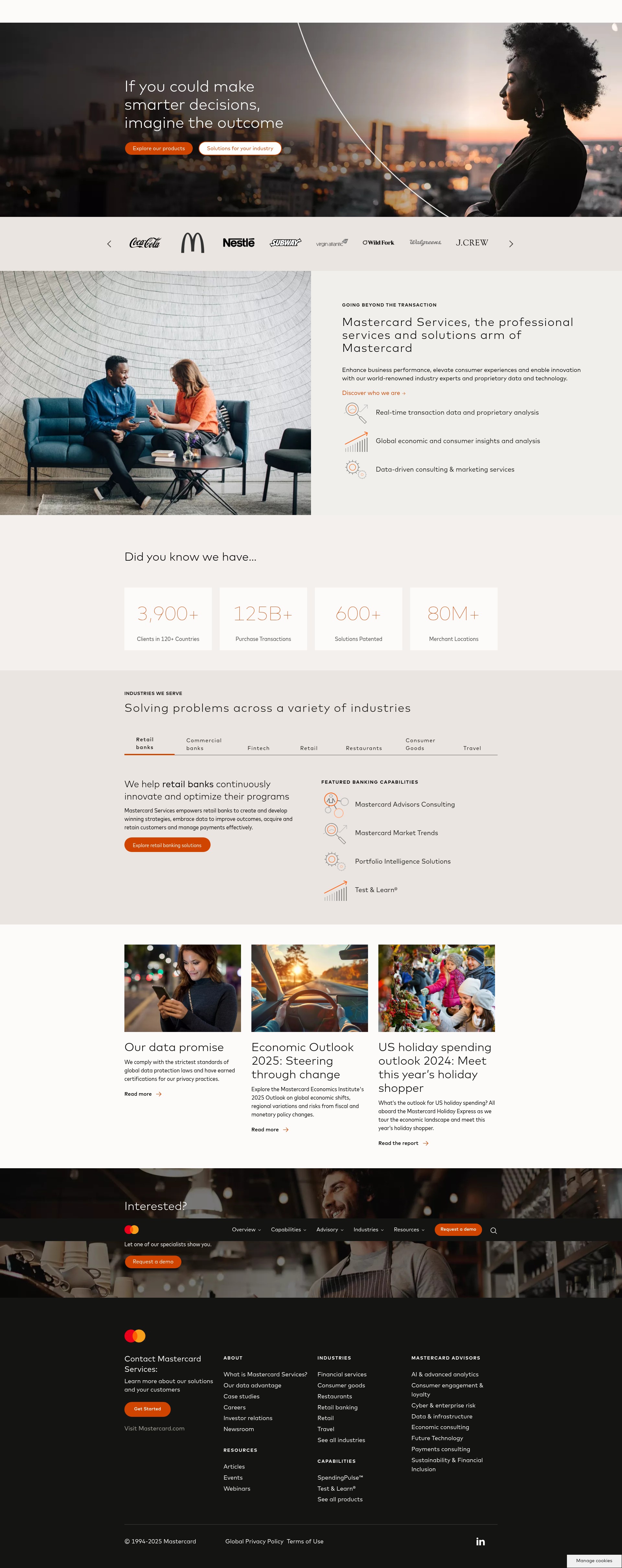 Screenshot of mastercardservices.com