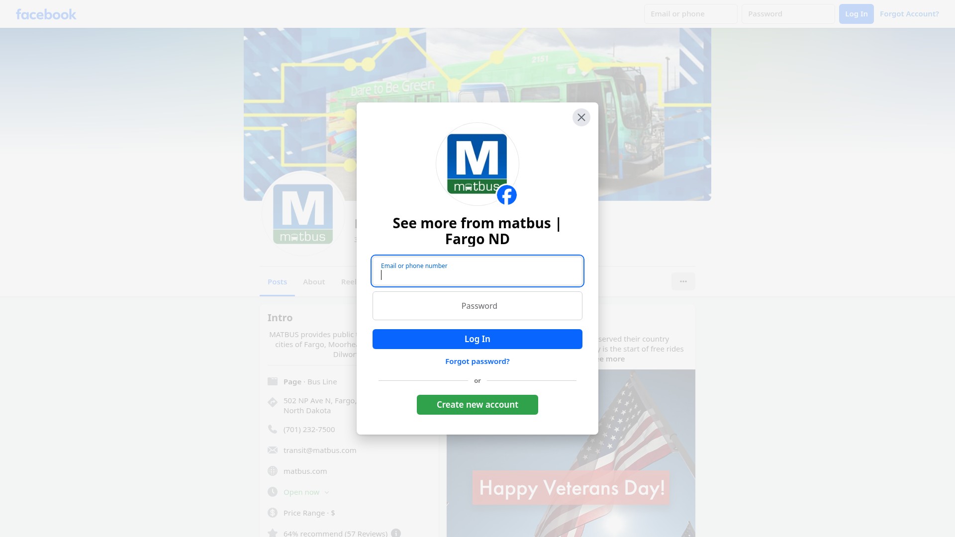 Screenshot of matbus.com