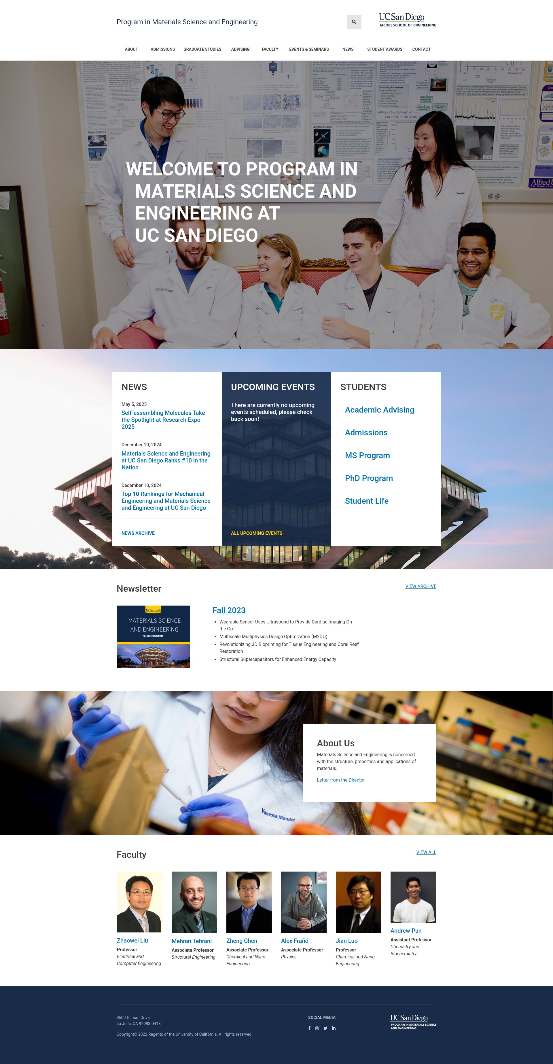 Screenshot of matsci.ucsd.edu