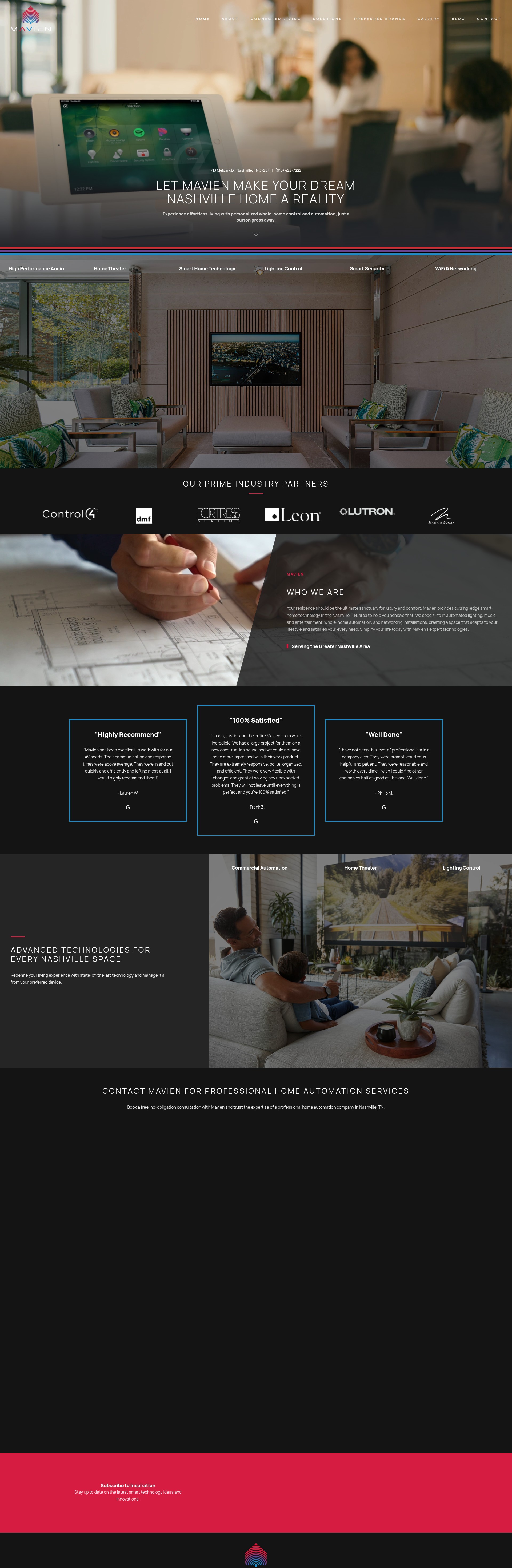 Screenshot of mavien.com