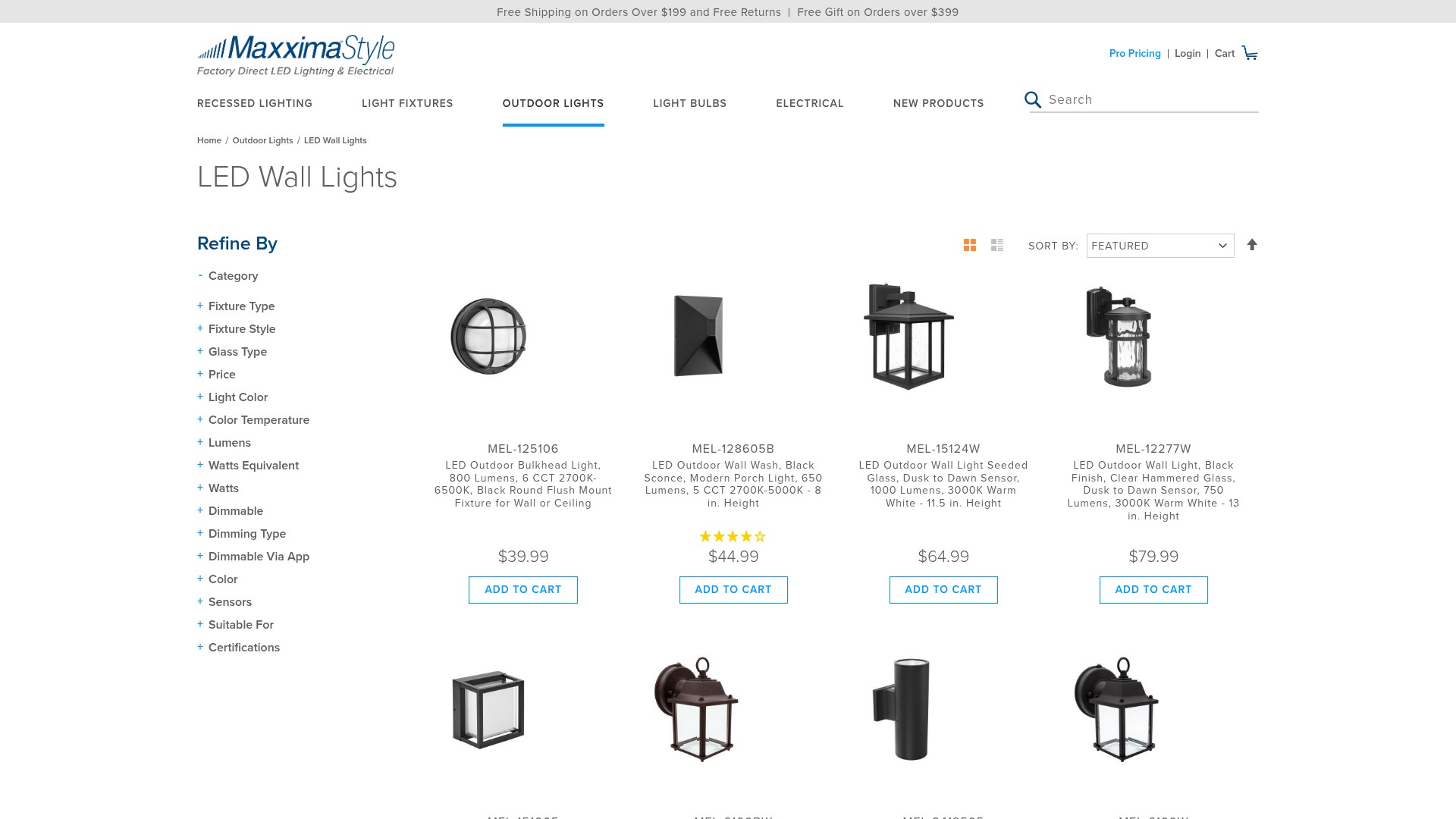 Screenshot of maxximastyle.com