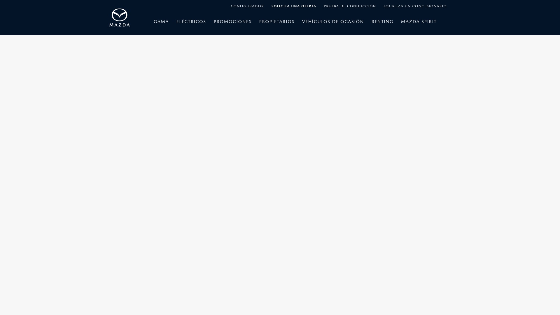 Screenshot of mazda.es