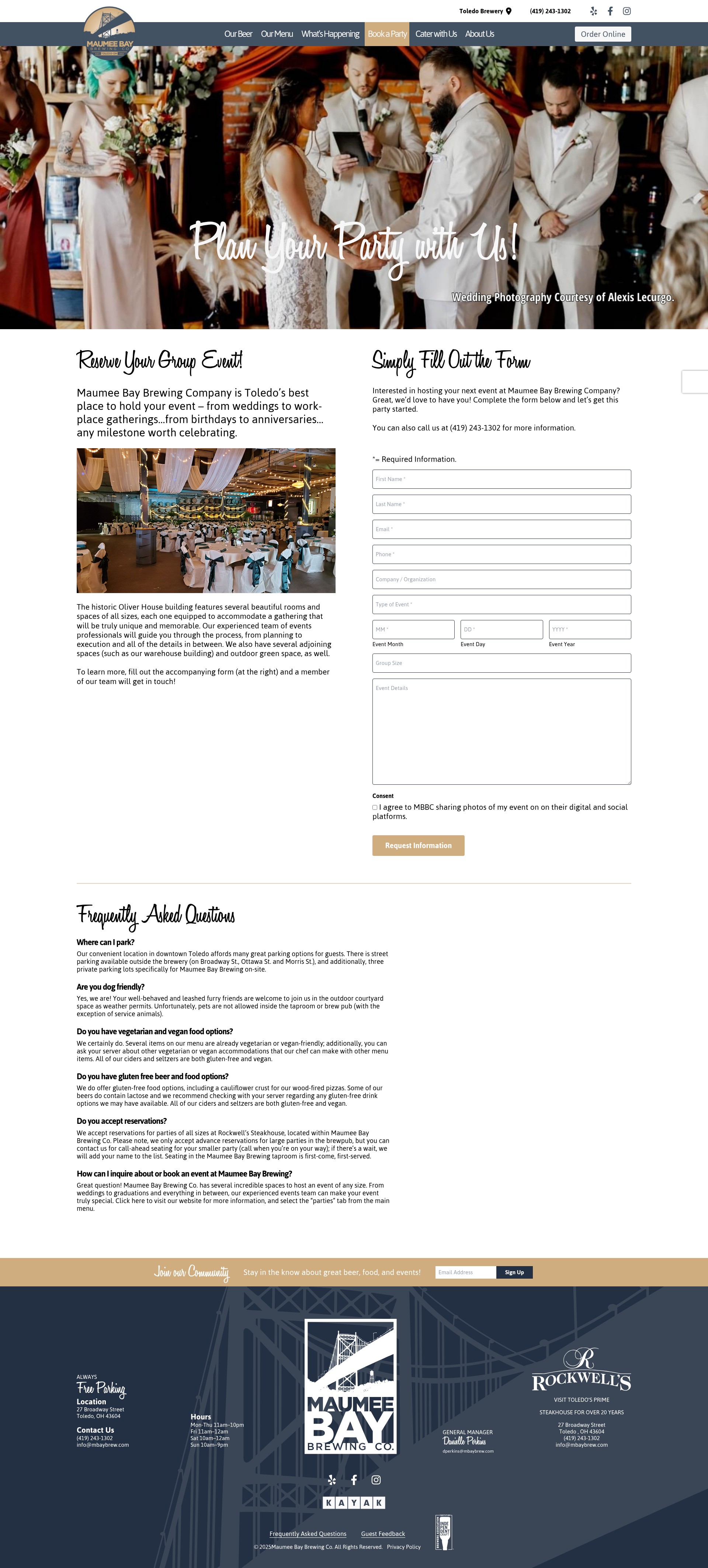 Screenshot of mbaybrew.com