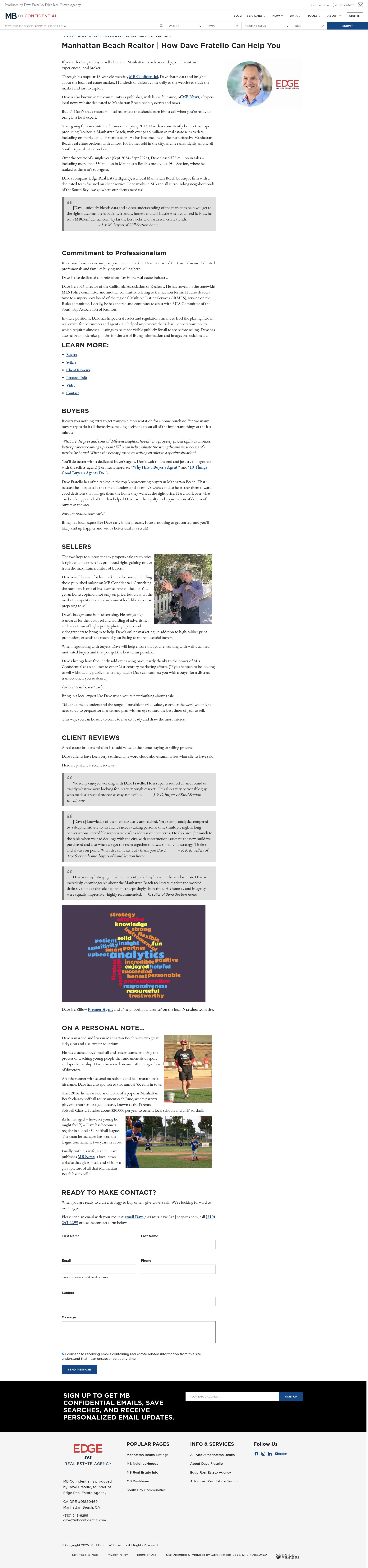 Screenshot of mbconfidential.com