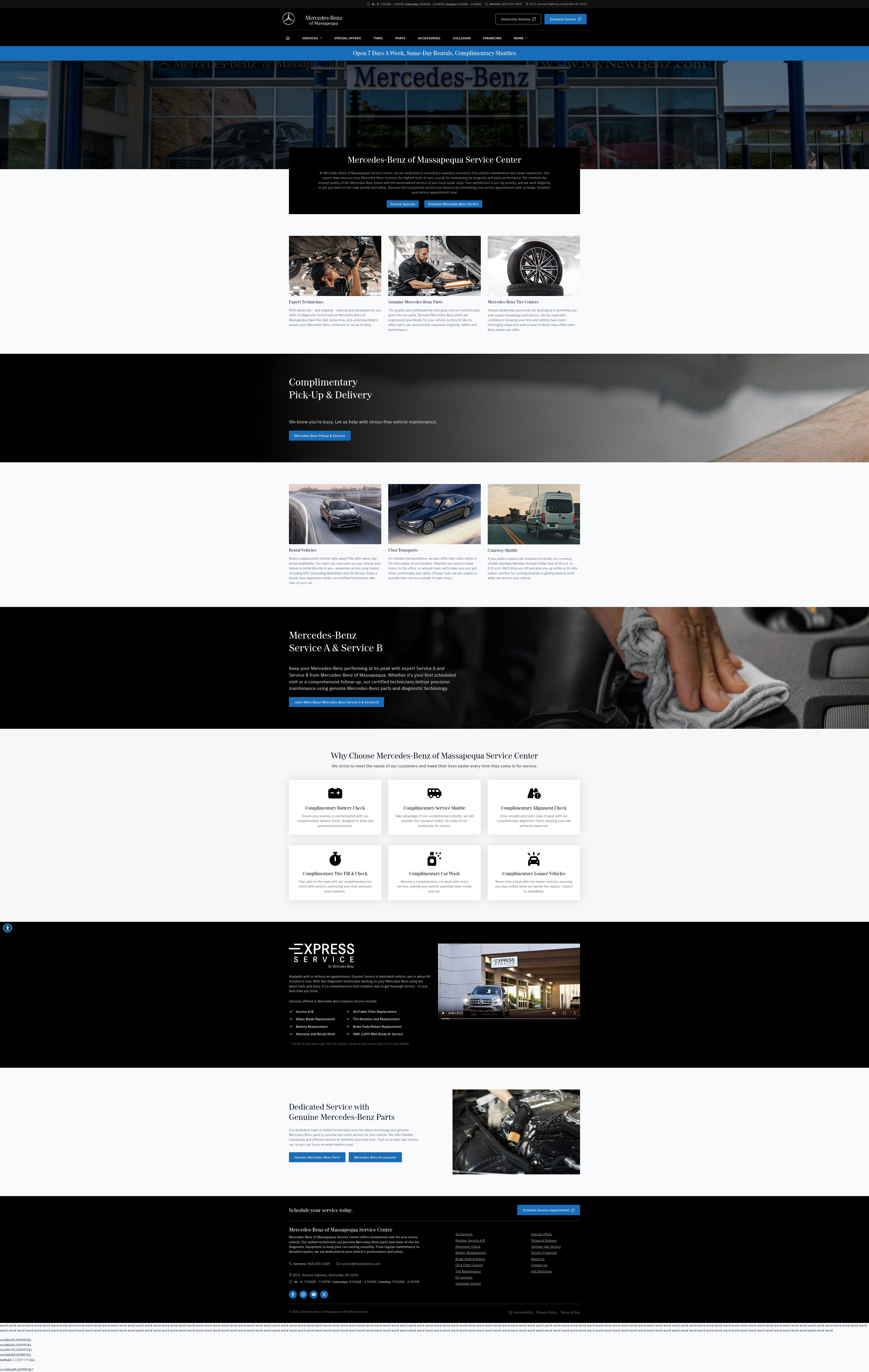 Screenshot of mbmassapequaservice.com
