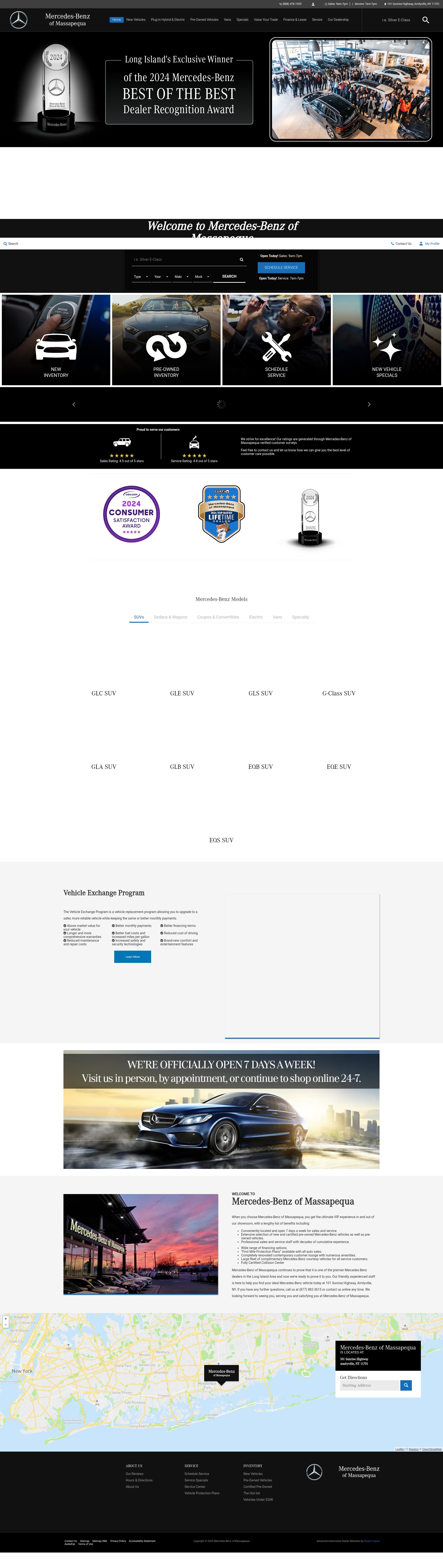 Screenshot of mbofmassapequa.com
