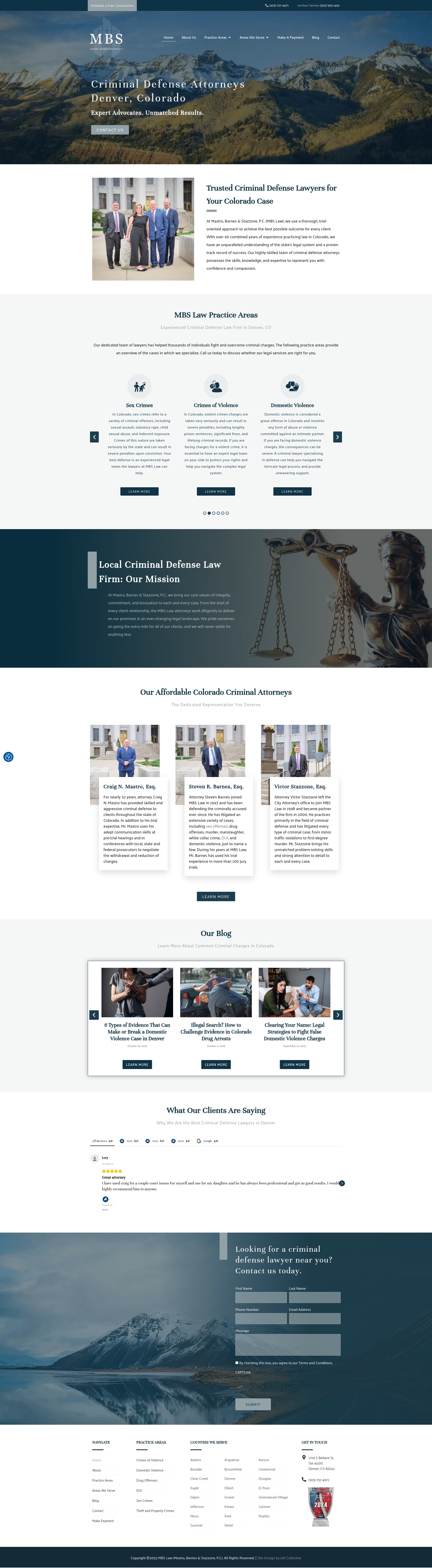 Screenshot of mbslawco.com
