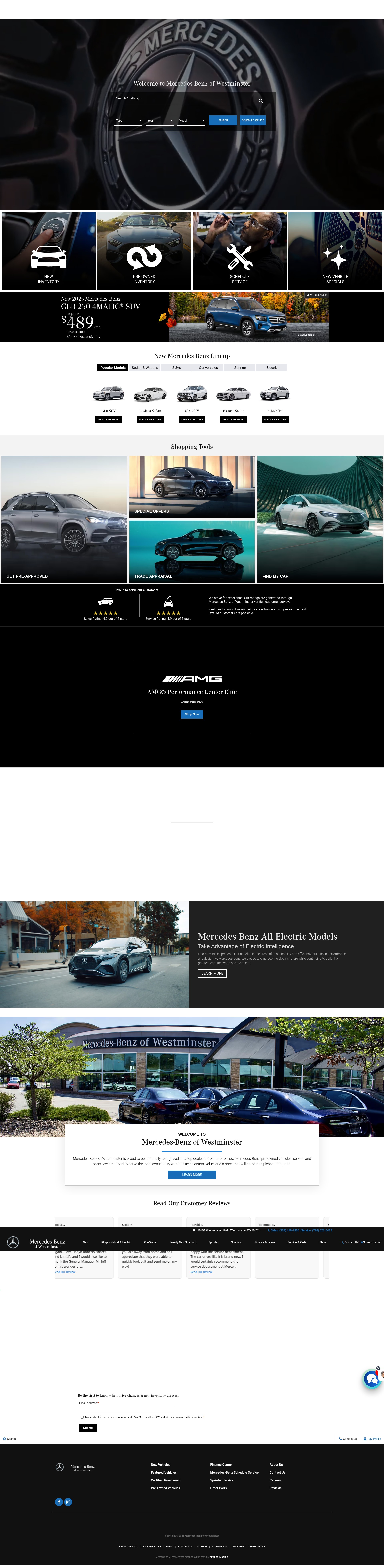 Screenshot of mbwestminster.com