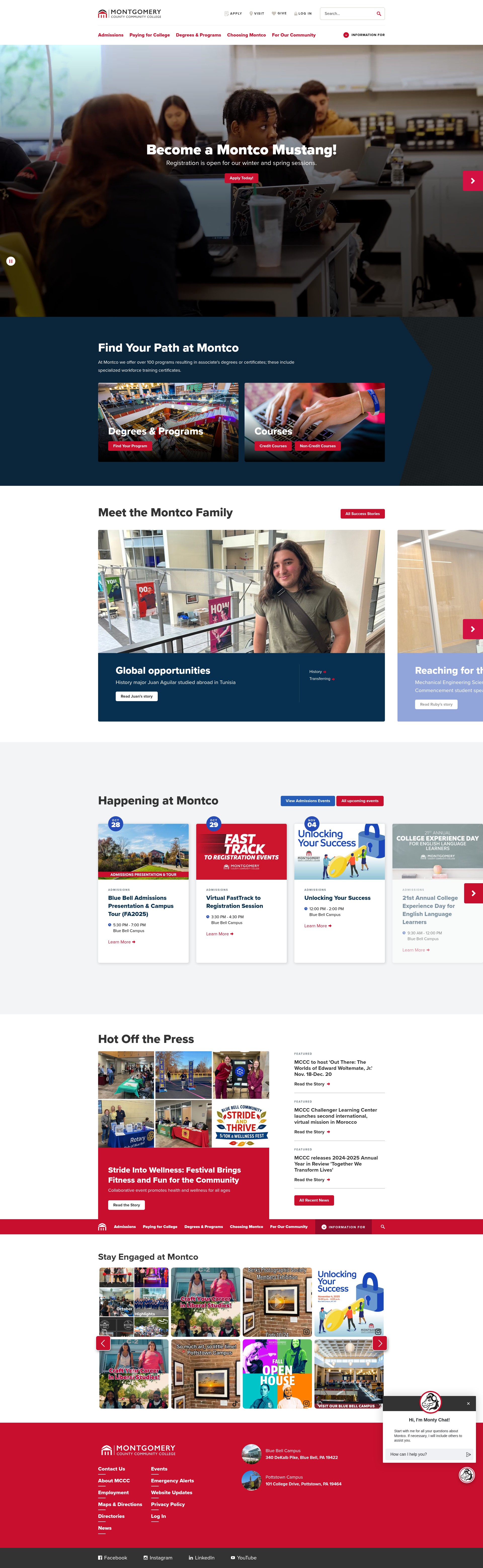 Screenshot of mc3.edu