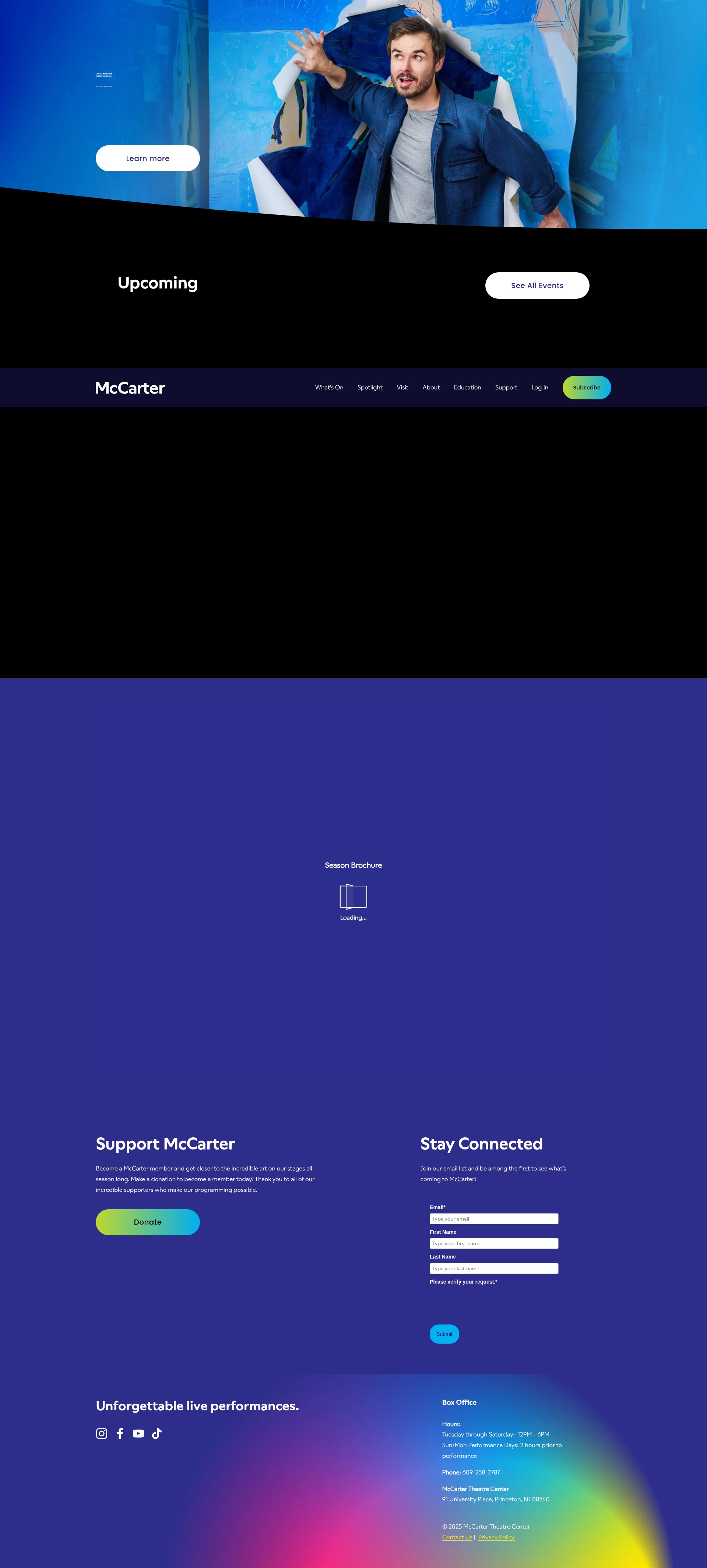 Screenshot of mccarter.org