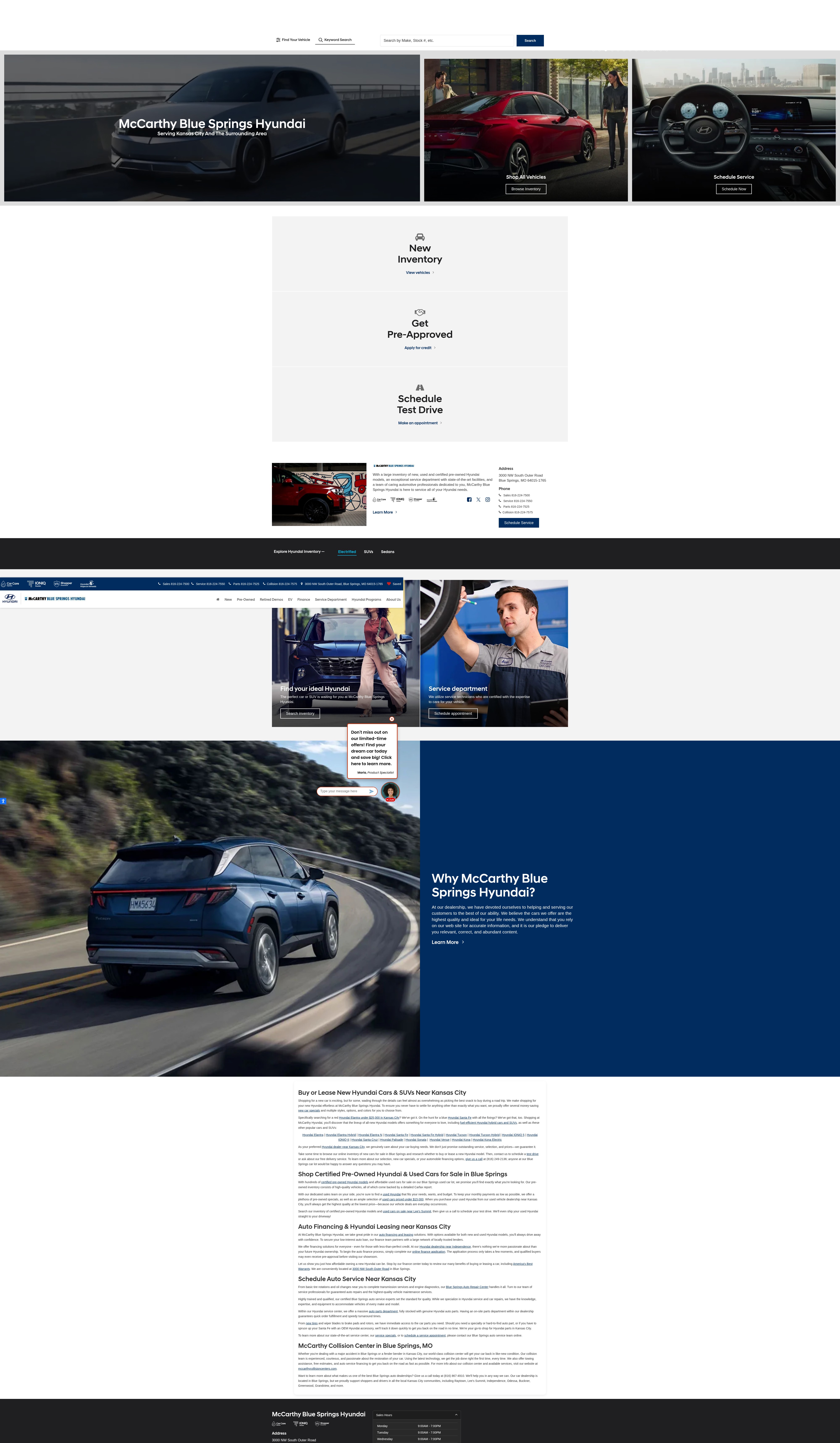 Screenshot of mccarthyhyundai.com