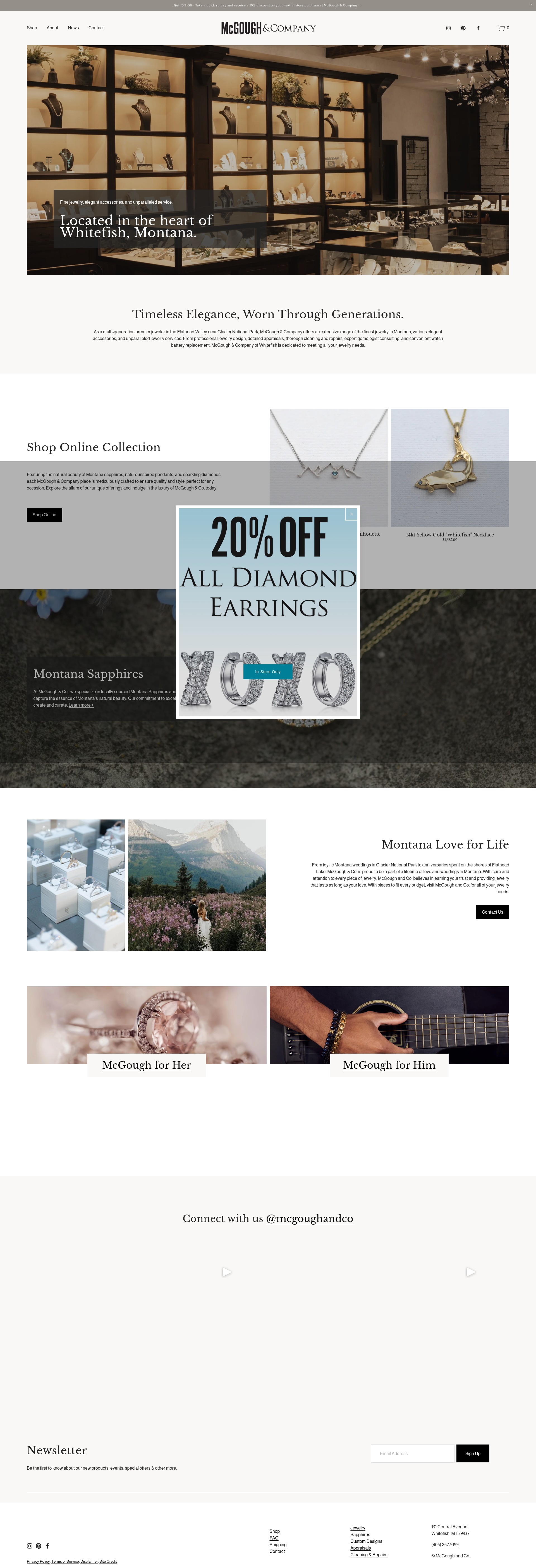 Screenshot of mcgoughandco.com