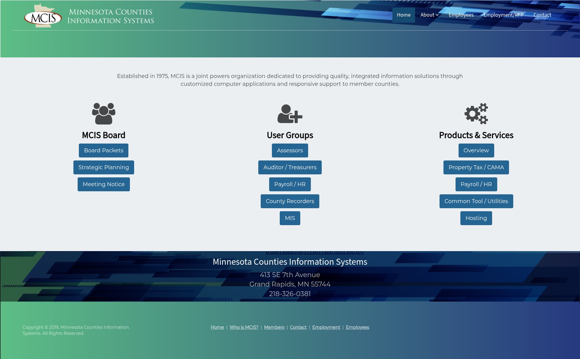 Screenshot of mcismn.gov