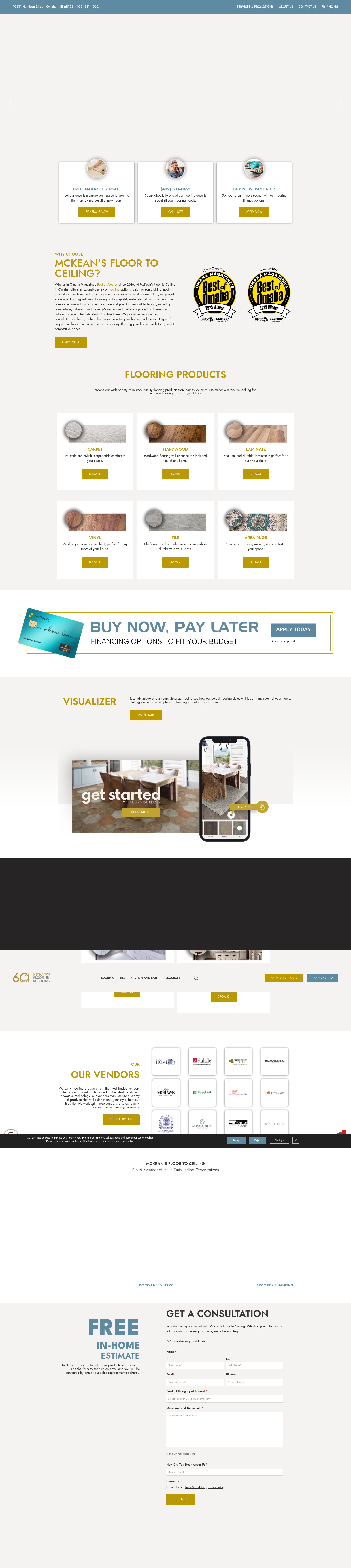 Screenshot of mckeans.com