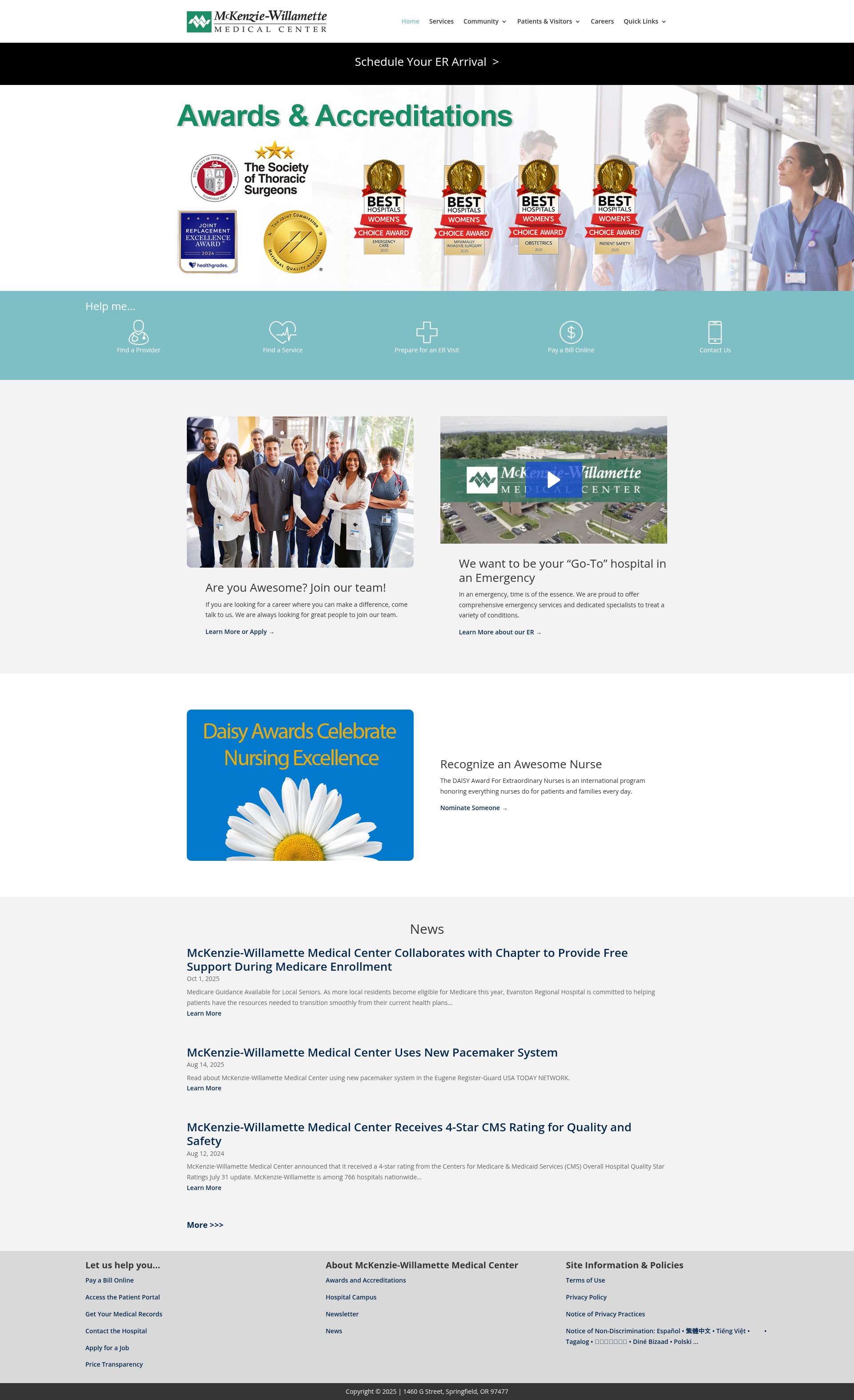 Screenshot of mckweb.com