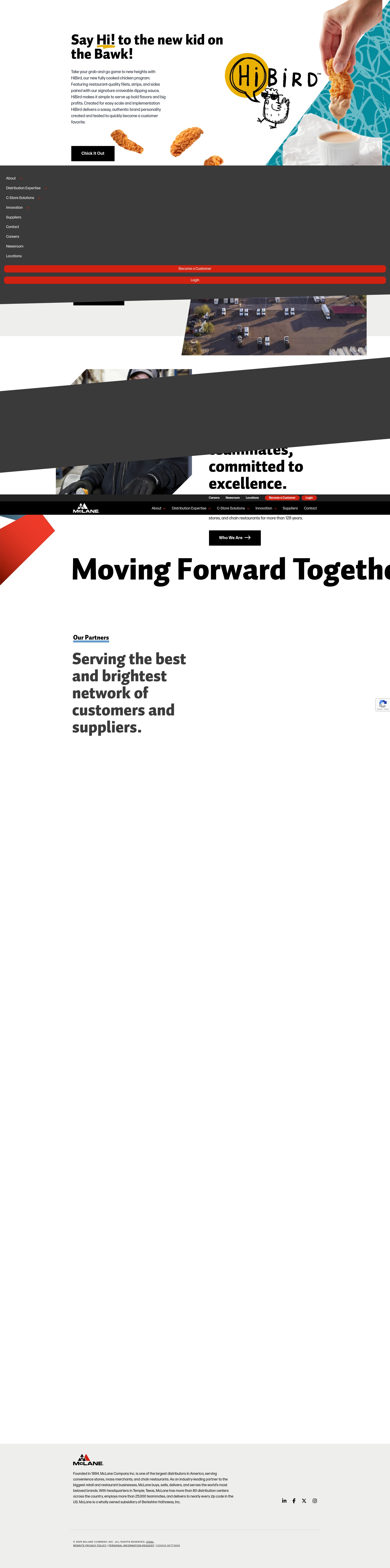 Screenshot of mclaneco.com