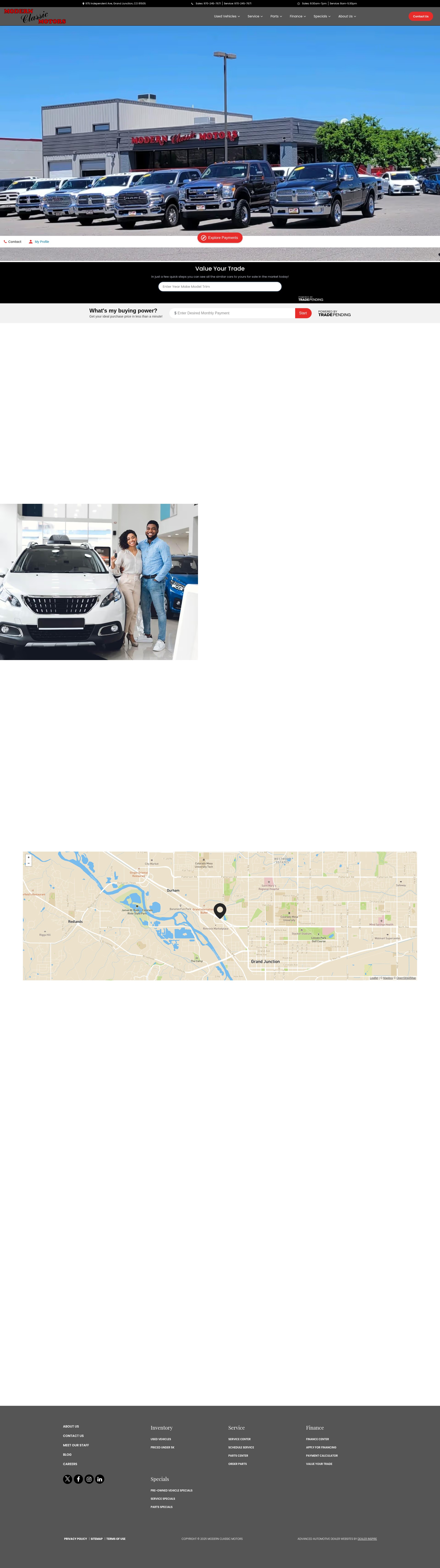 Screenshot of mcmautos.com