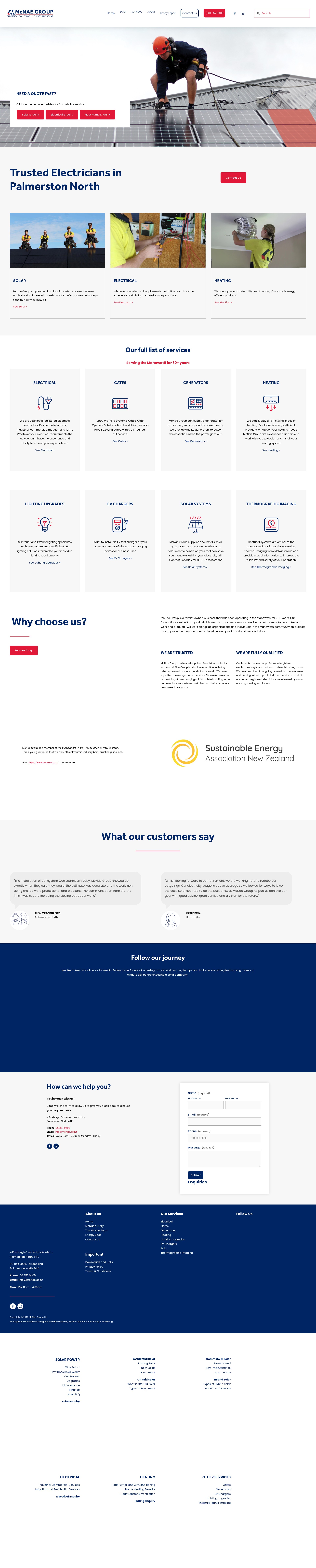 Screenshot of mcnae.co.nz