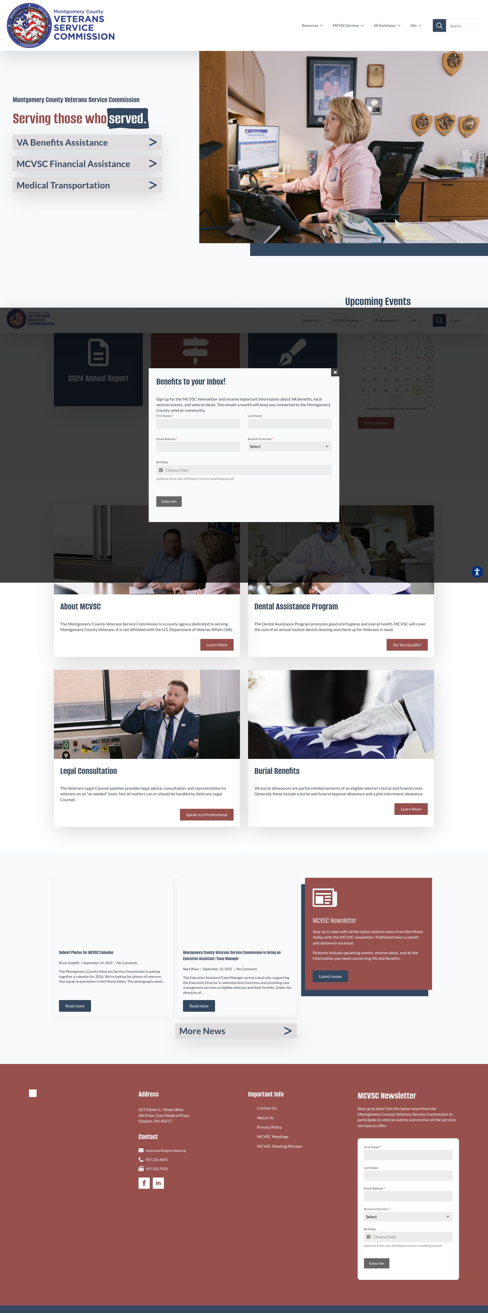 Screenshot of mcvsc.org