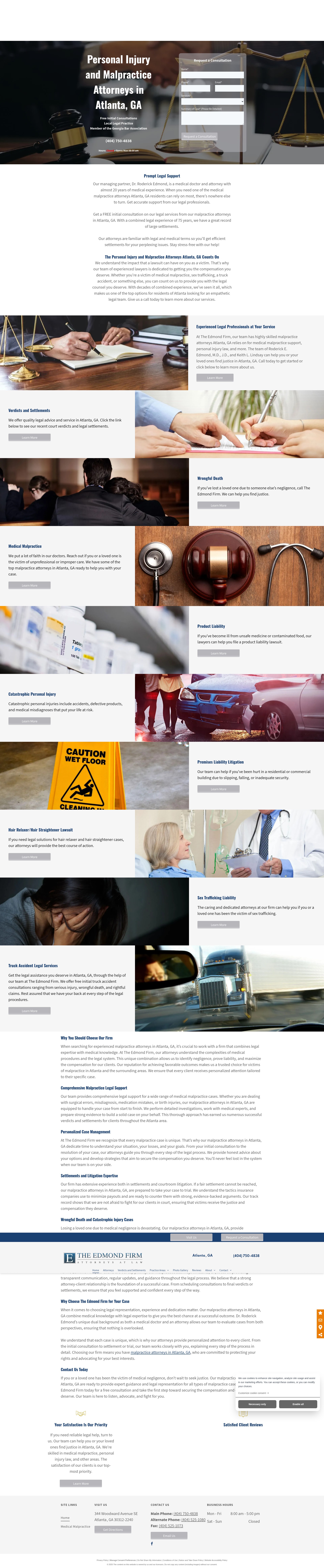 Screenshot of med-malpracticeattorney.com