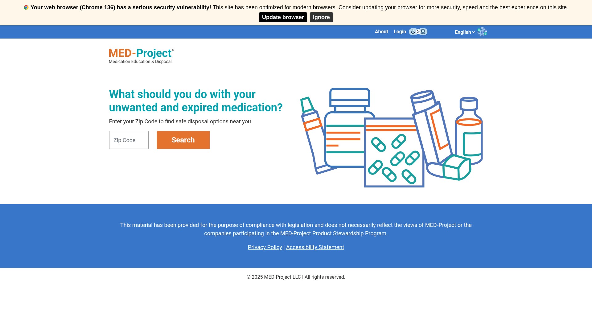 Screenshot of med-project.org