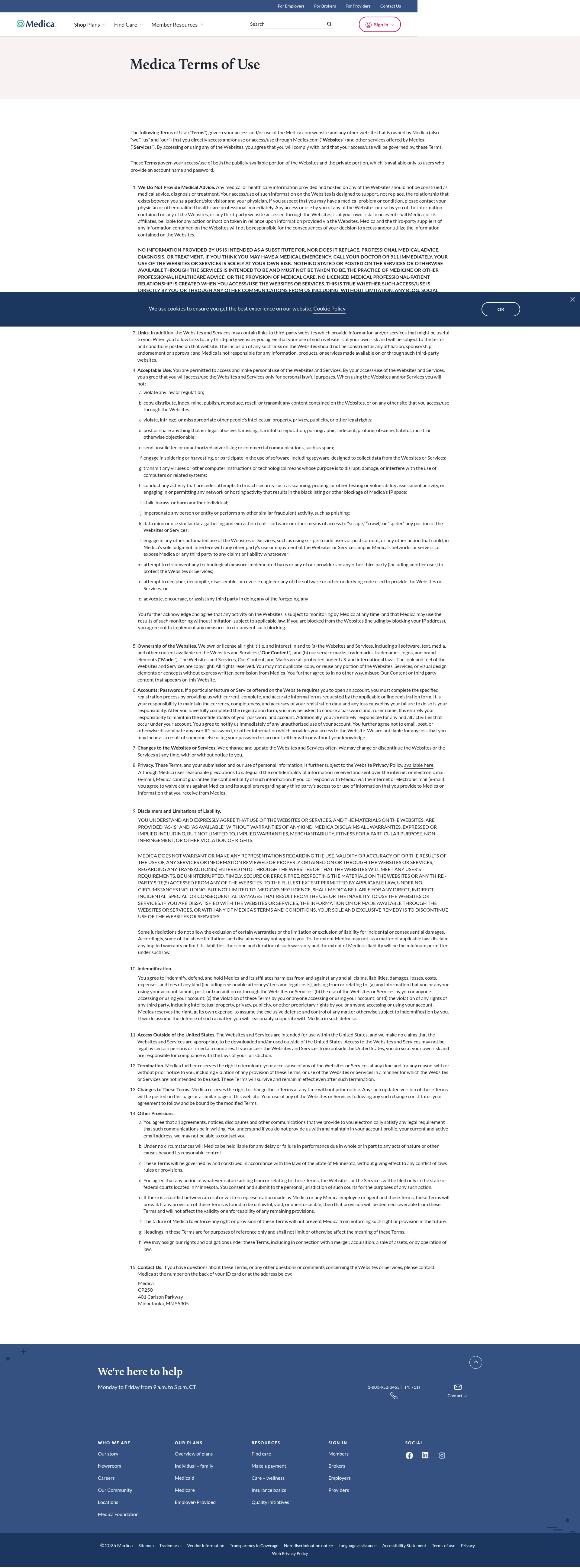 Screenshot of medica.com