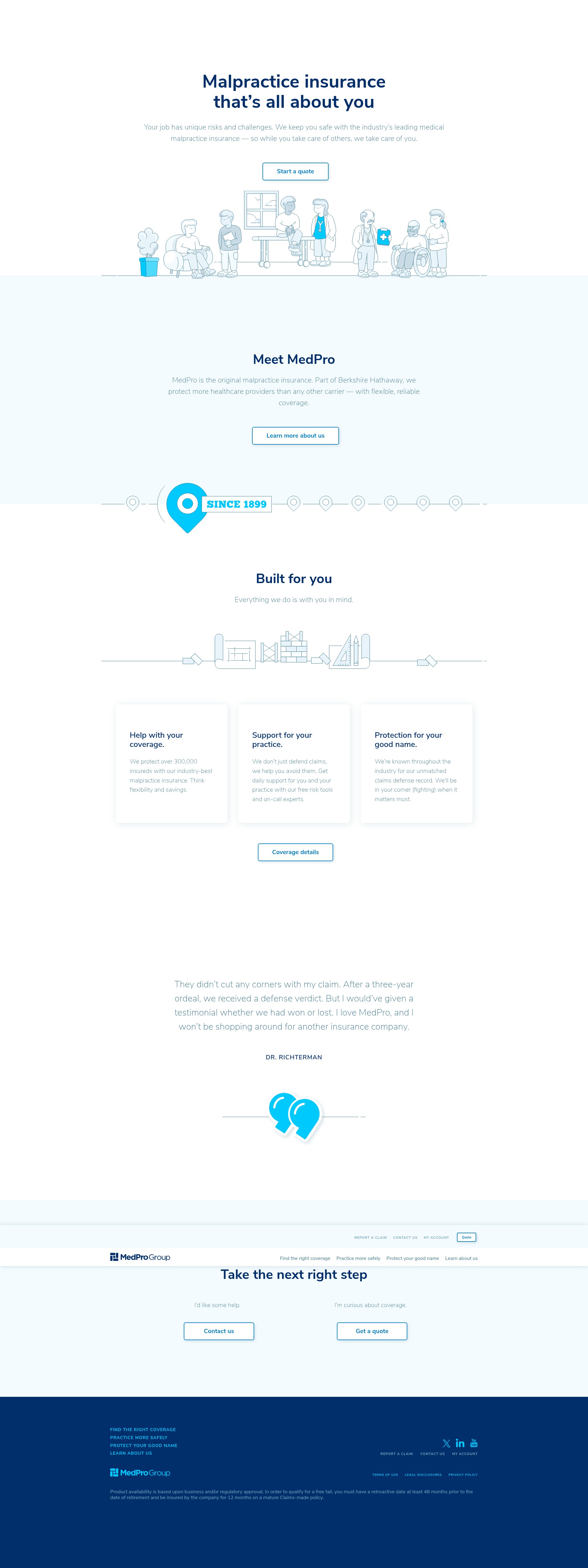 Screenshot of medprophysician.com