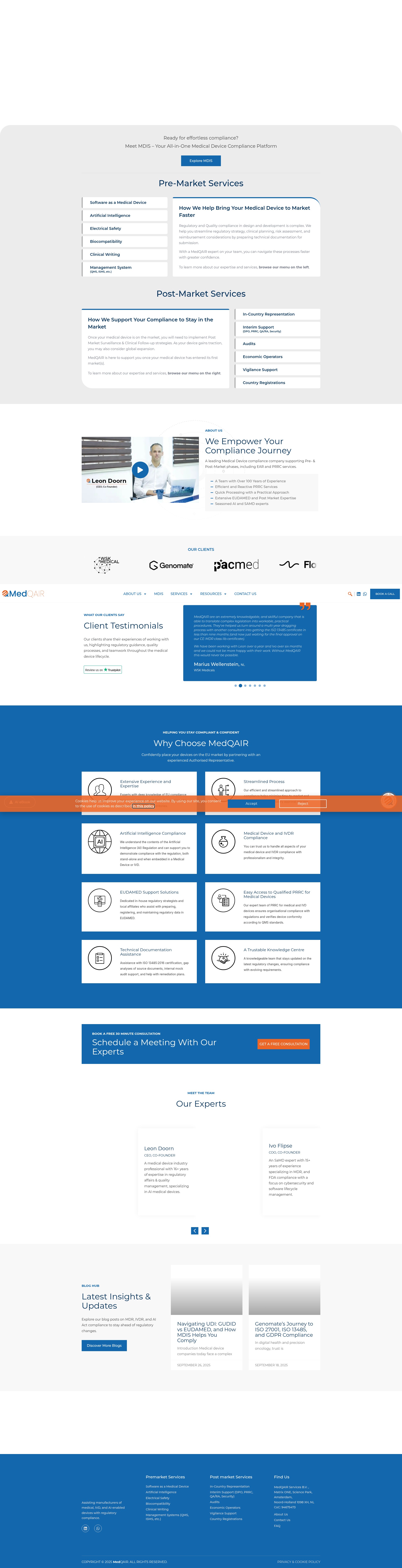 Screenshot of medqair.com