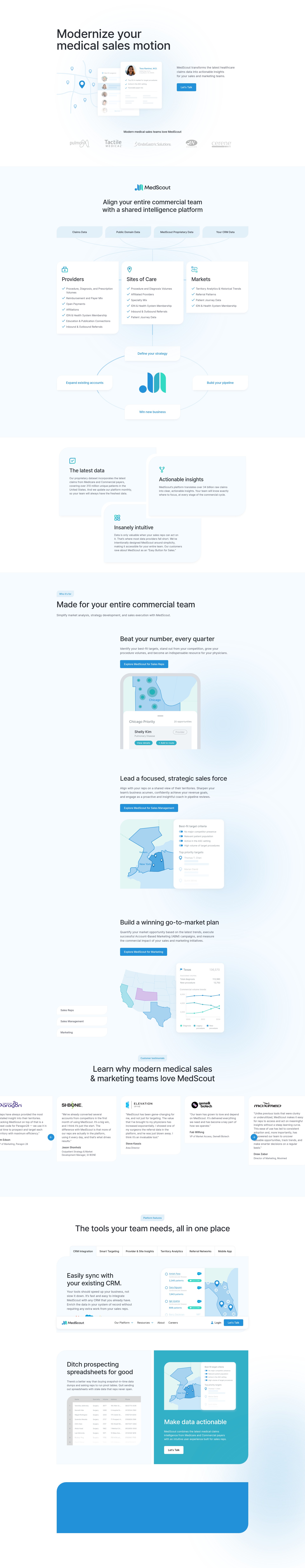 Screenshot of medscout.io
