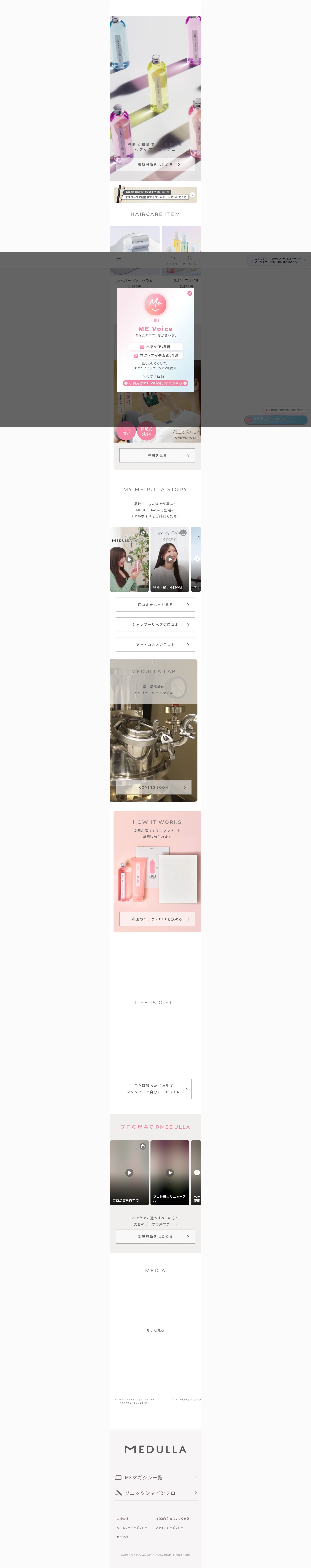 Screenshot of medulla.co.jp