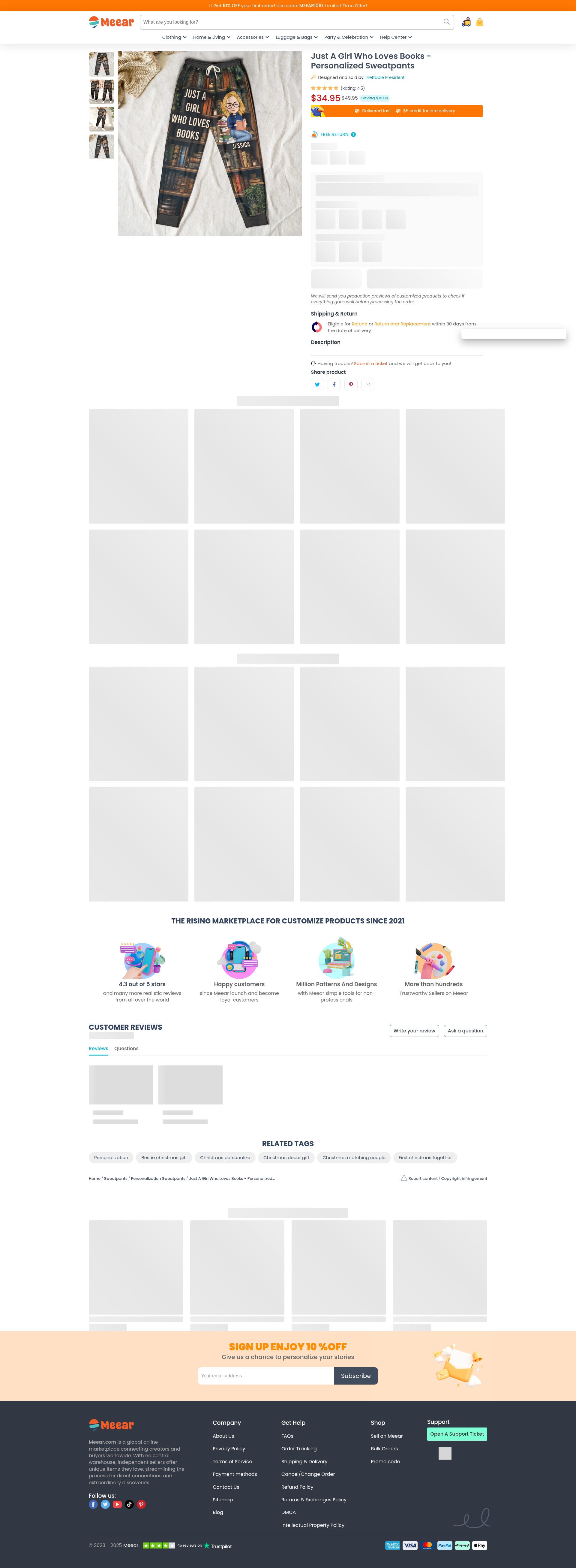 Screenshot of meear.com