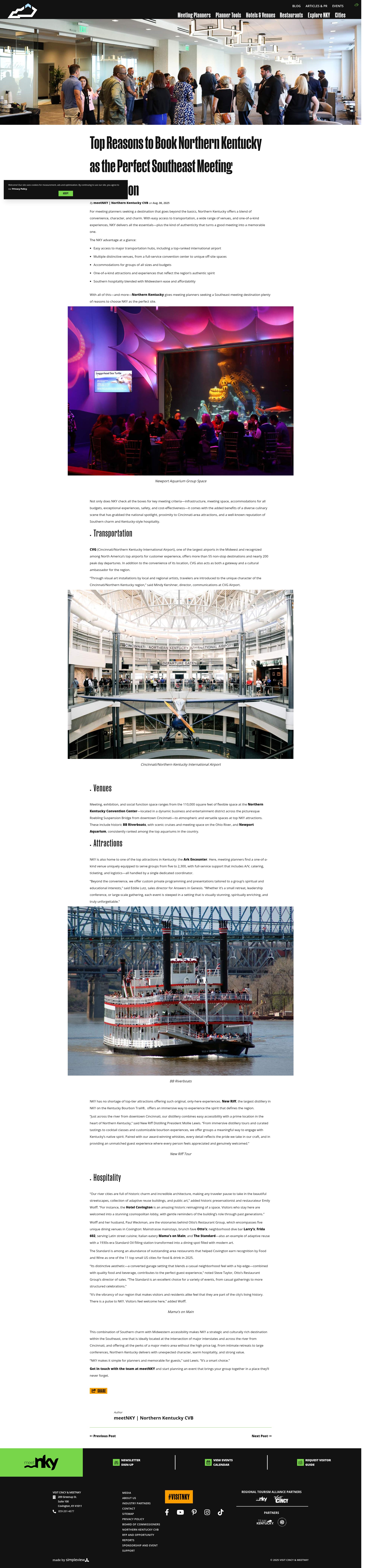 Screenshot of meetnky.com