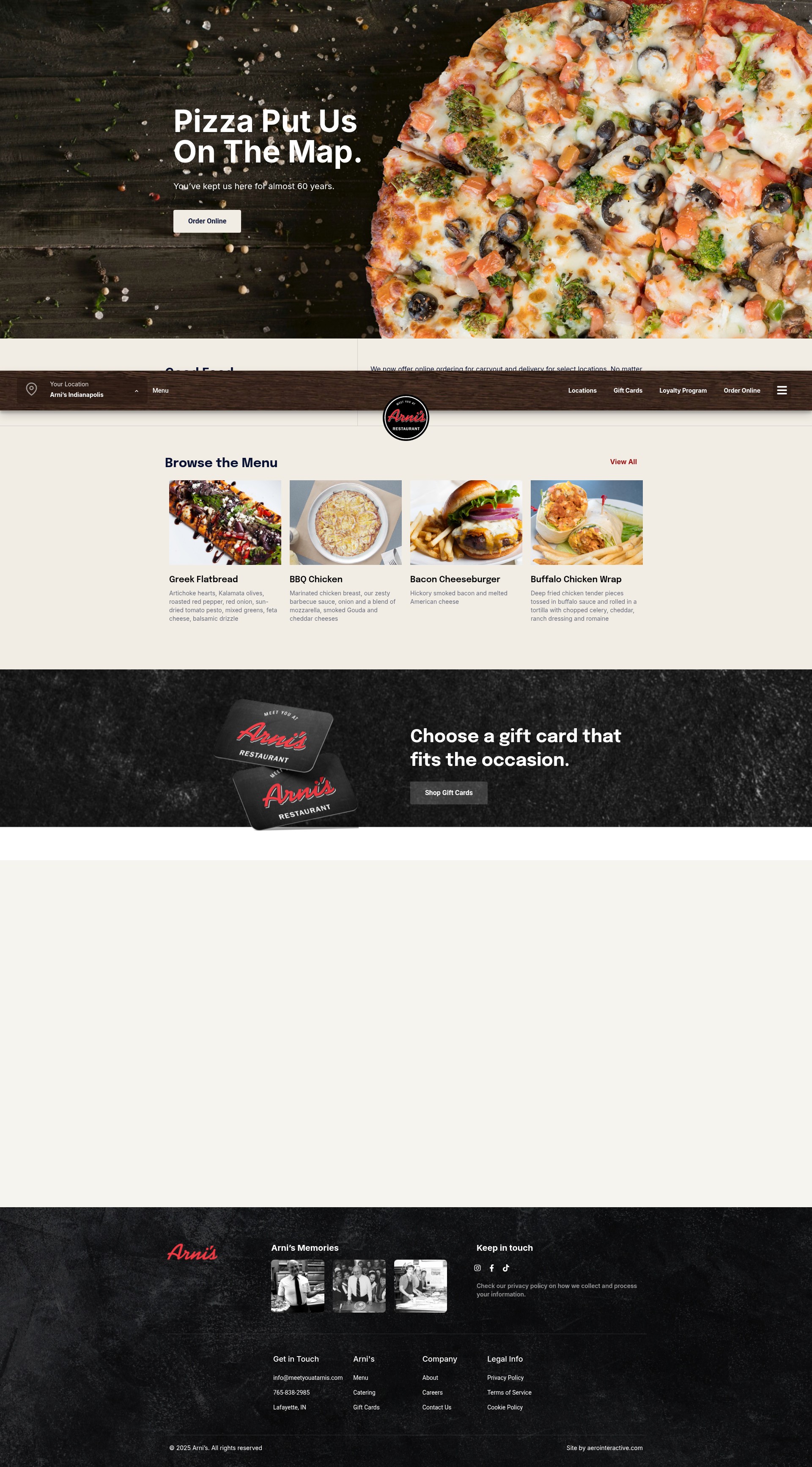 Screenshot of meetyouatarnis.com