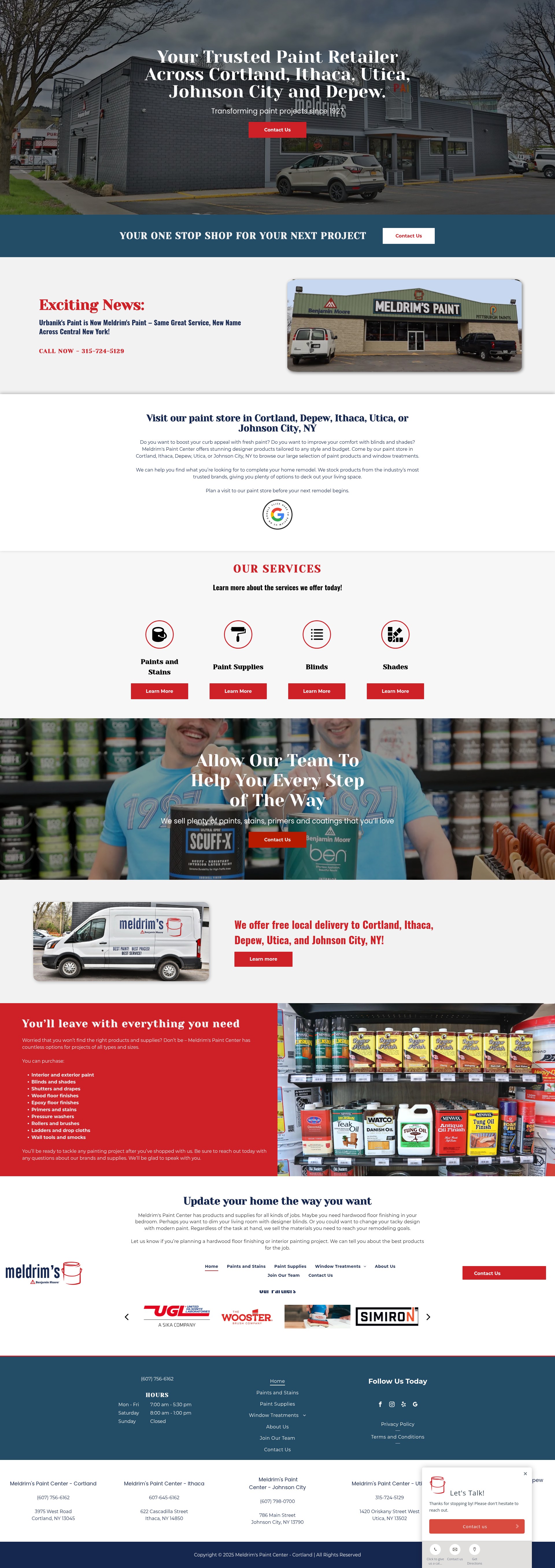 Screenshot of meldrims.com