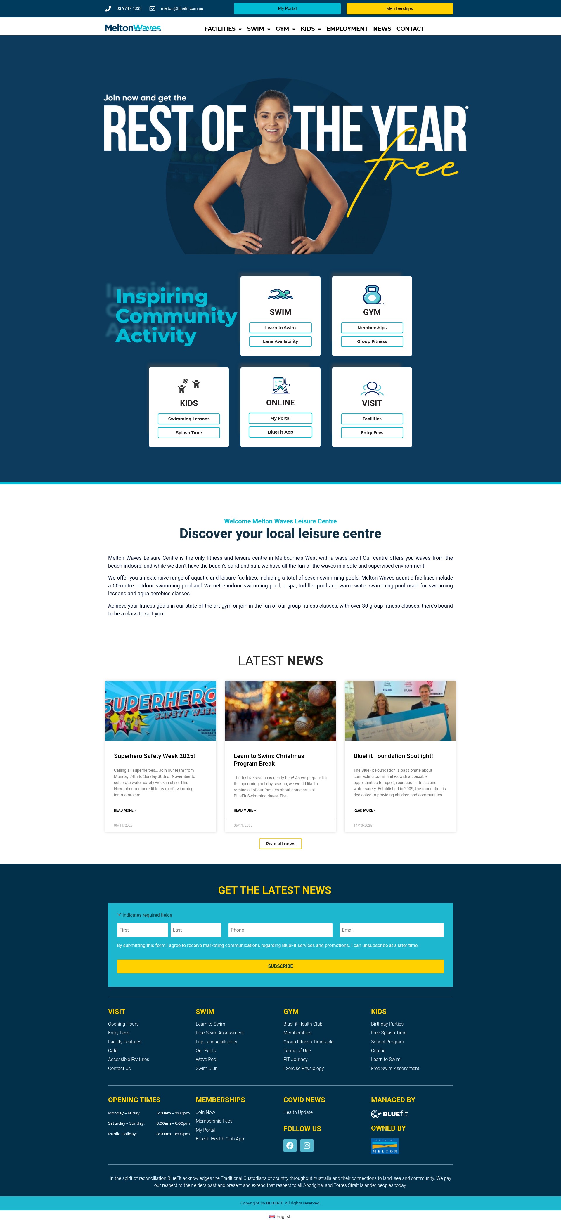Screenshot of meltonwaves.com.au