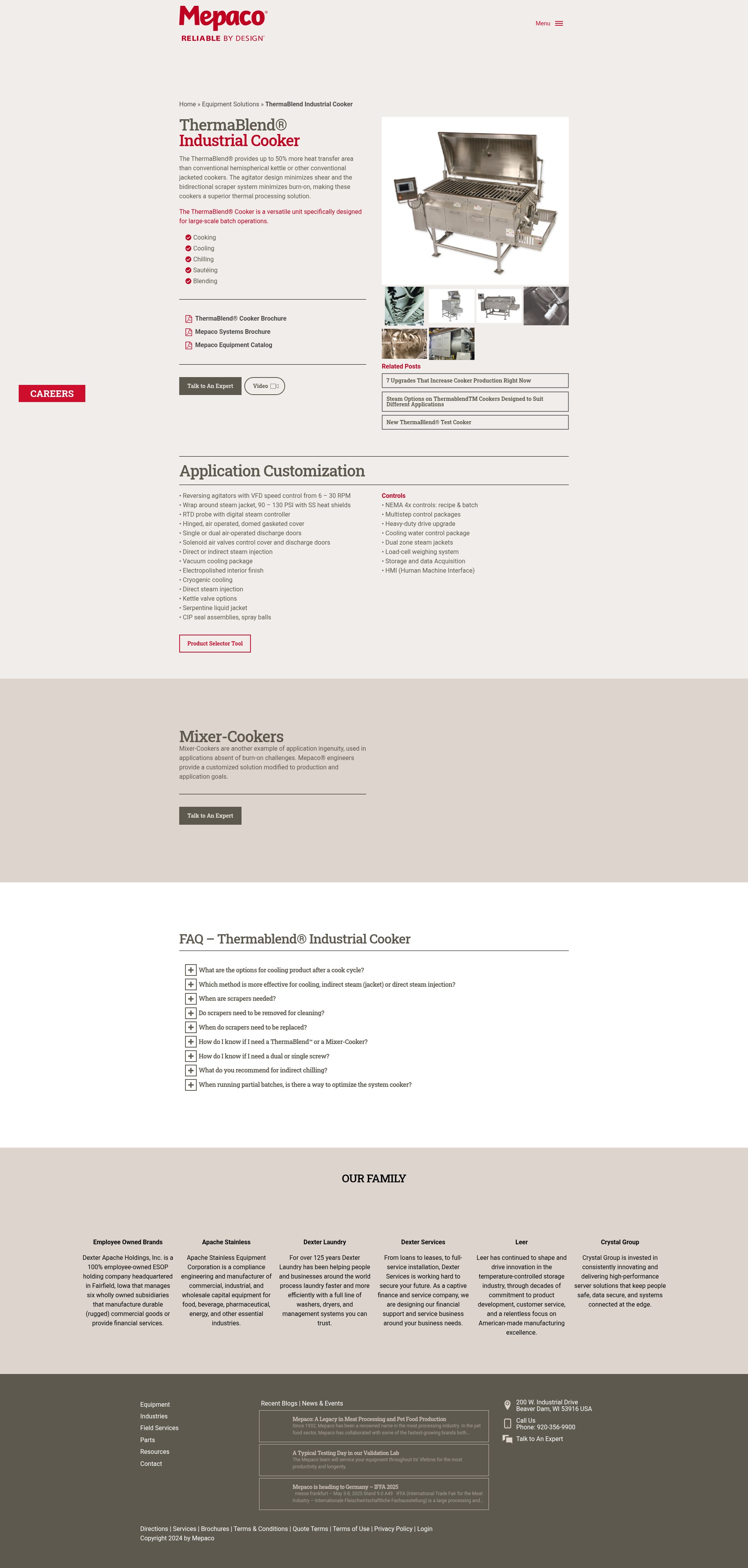 Screenshot of mepaco.net