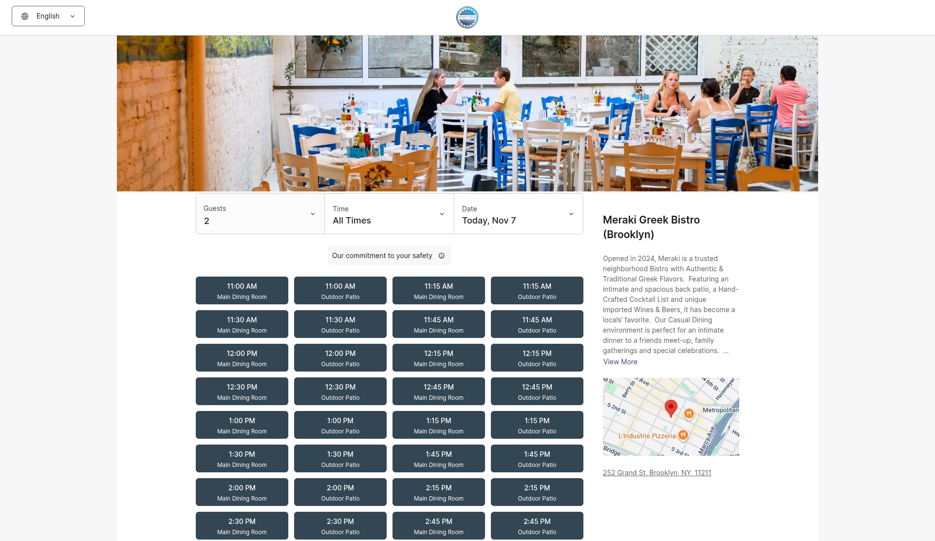 Screenshot of merakibrooklyn.com