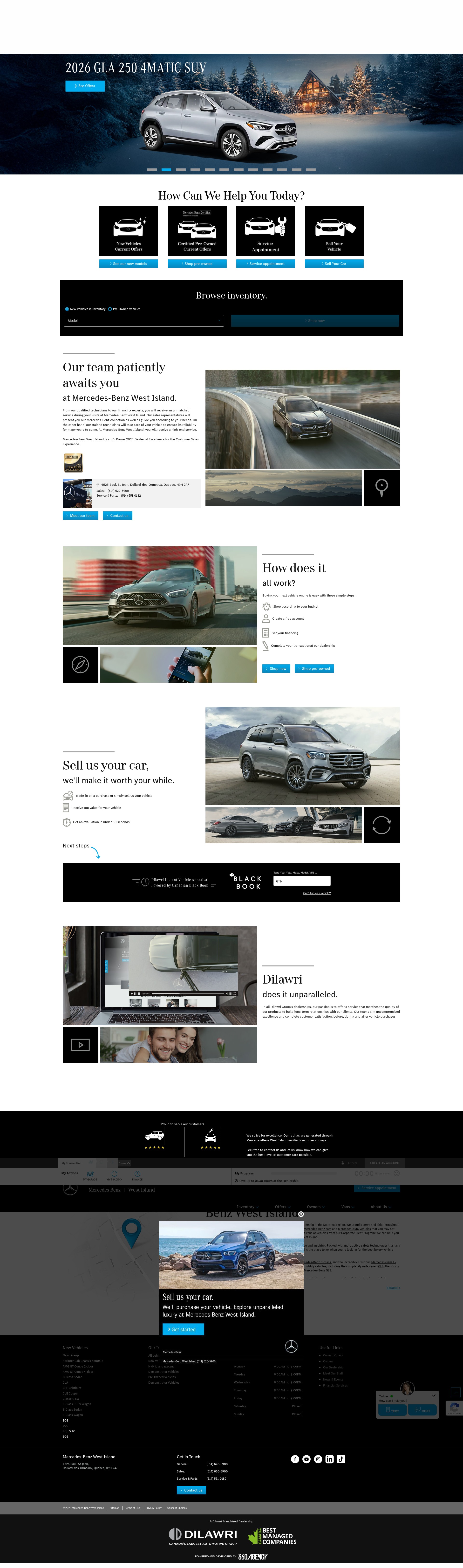 Screenshot of mercedes-benz-westisland.ca