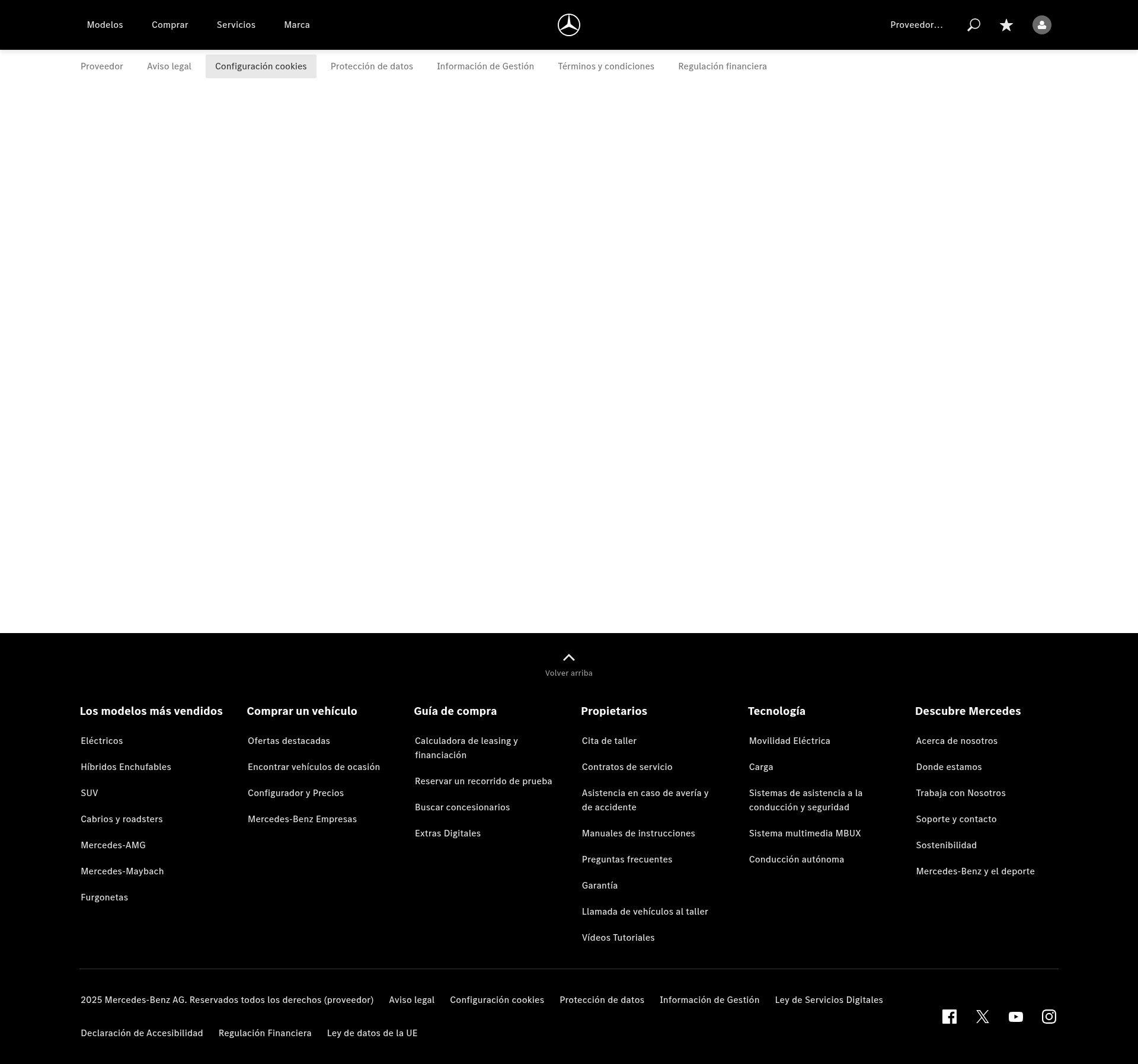 Screenshot of mercedes-benz.es
