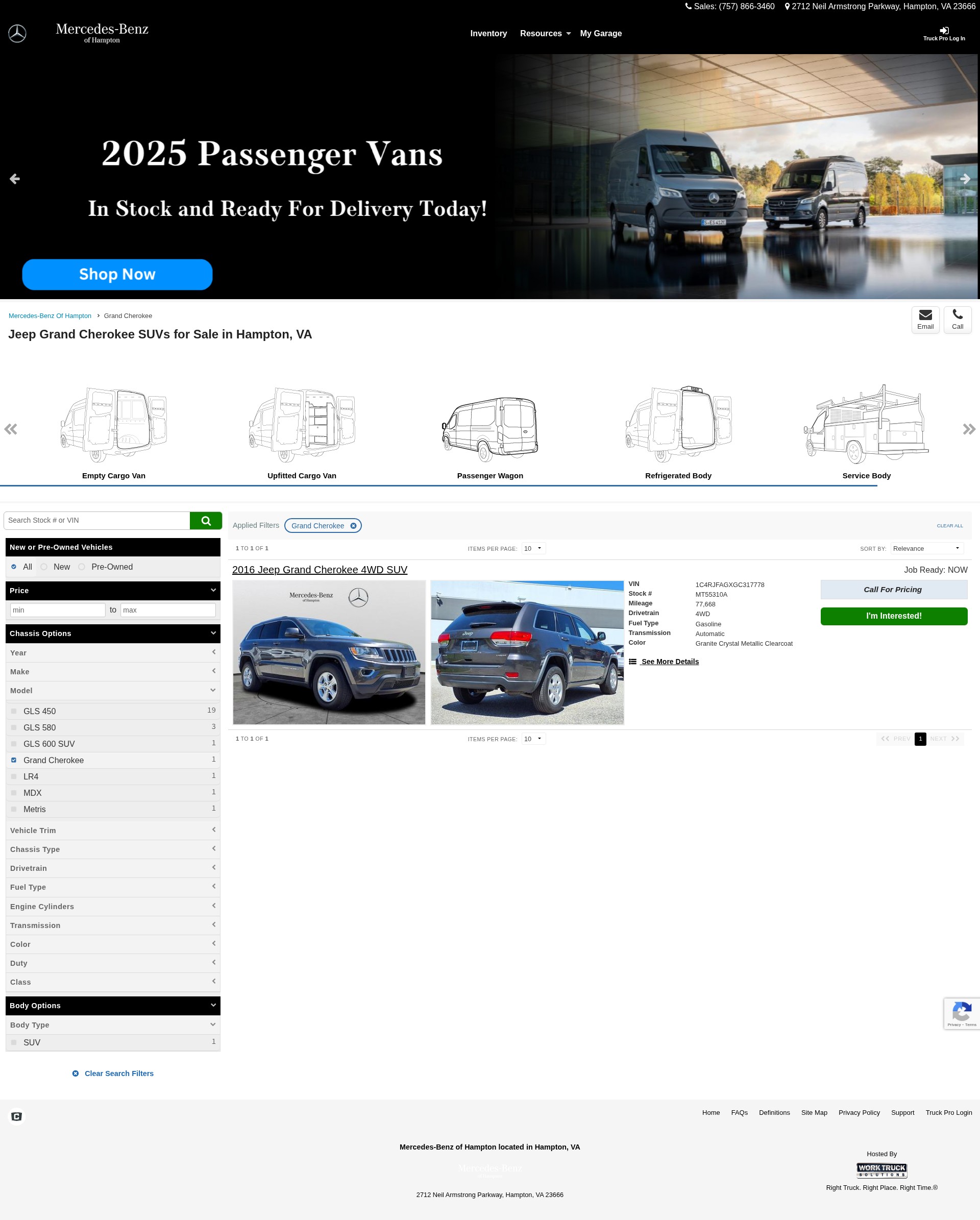 Screenshot of mercedesbenzofhampton.worktrucksolutions.com