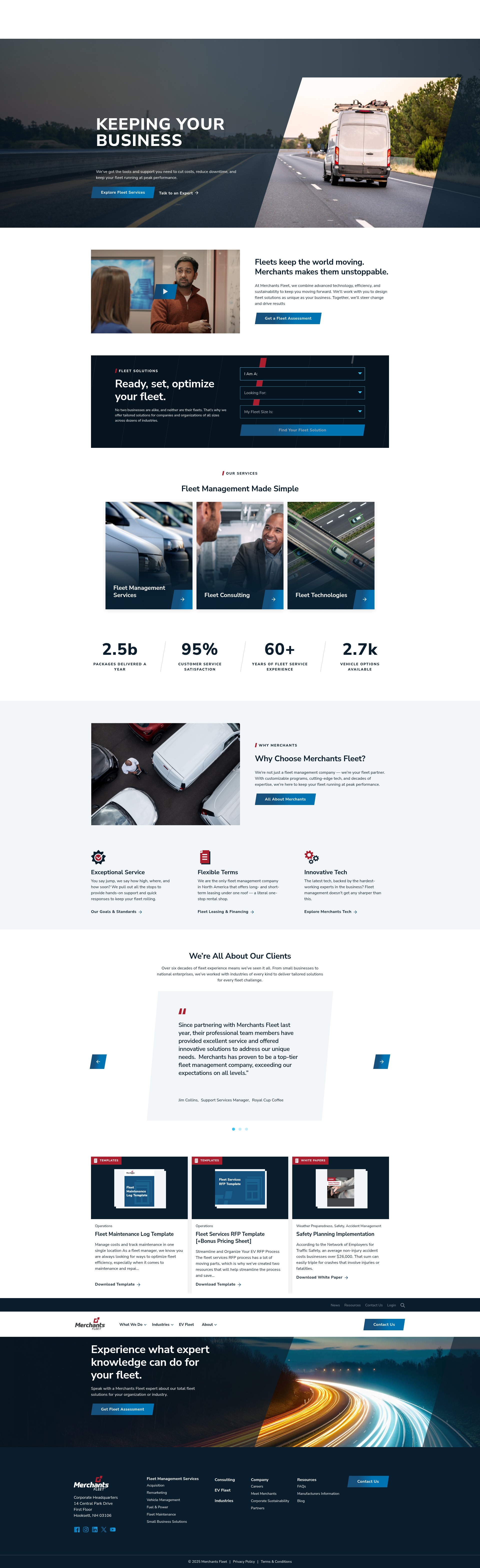 Screenshot of merchantsfleet.com