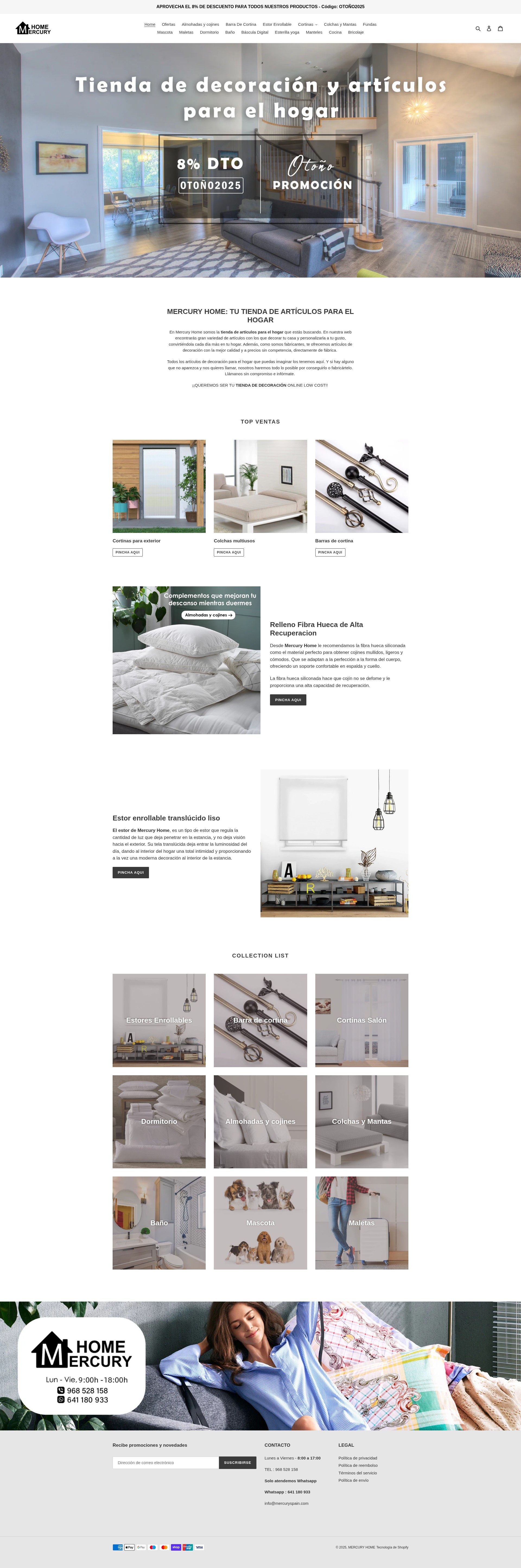 Screenshot of mercuryhome.es
