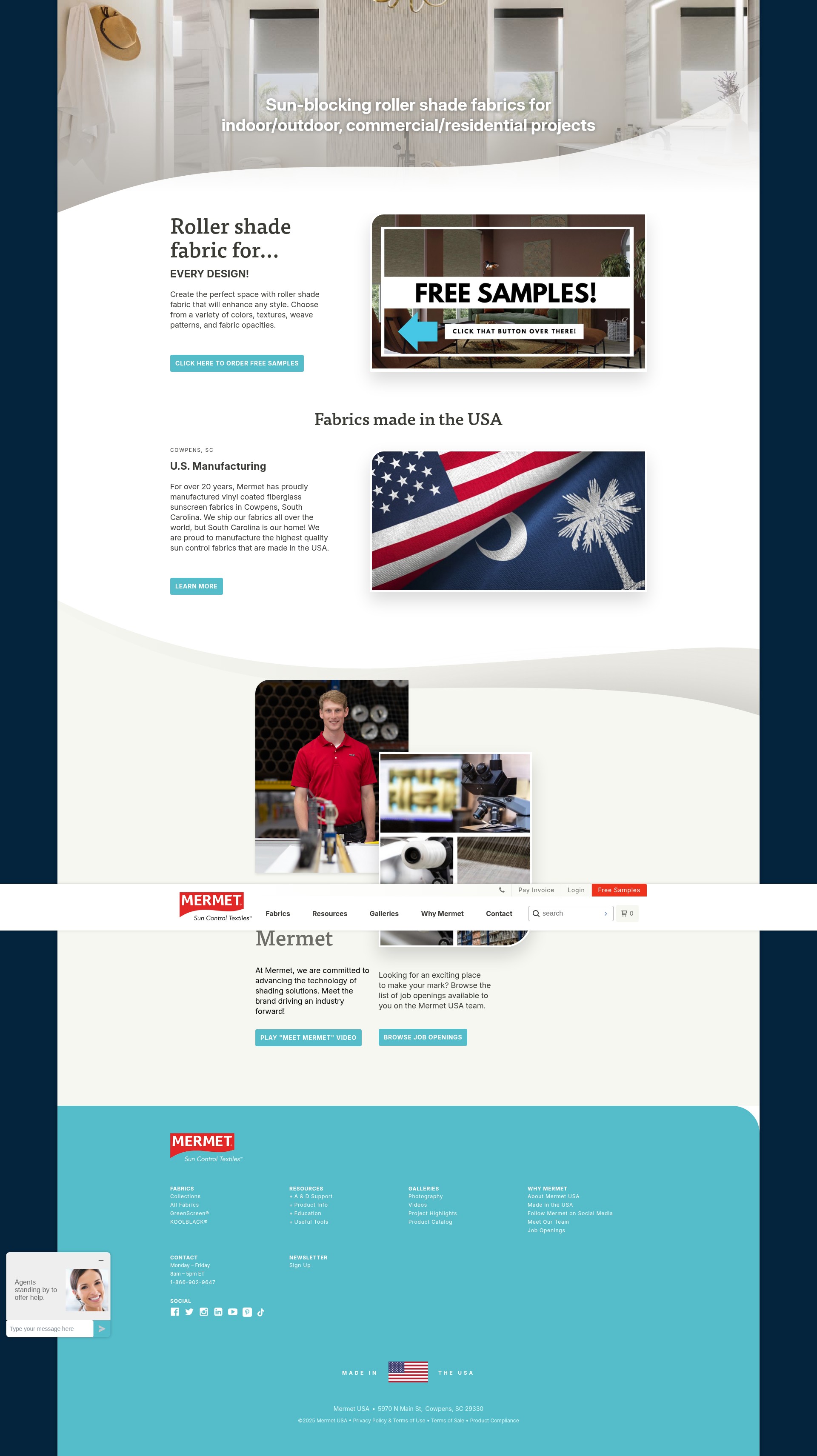 Screenshot of mermetusa.com