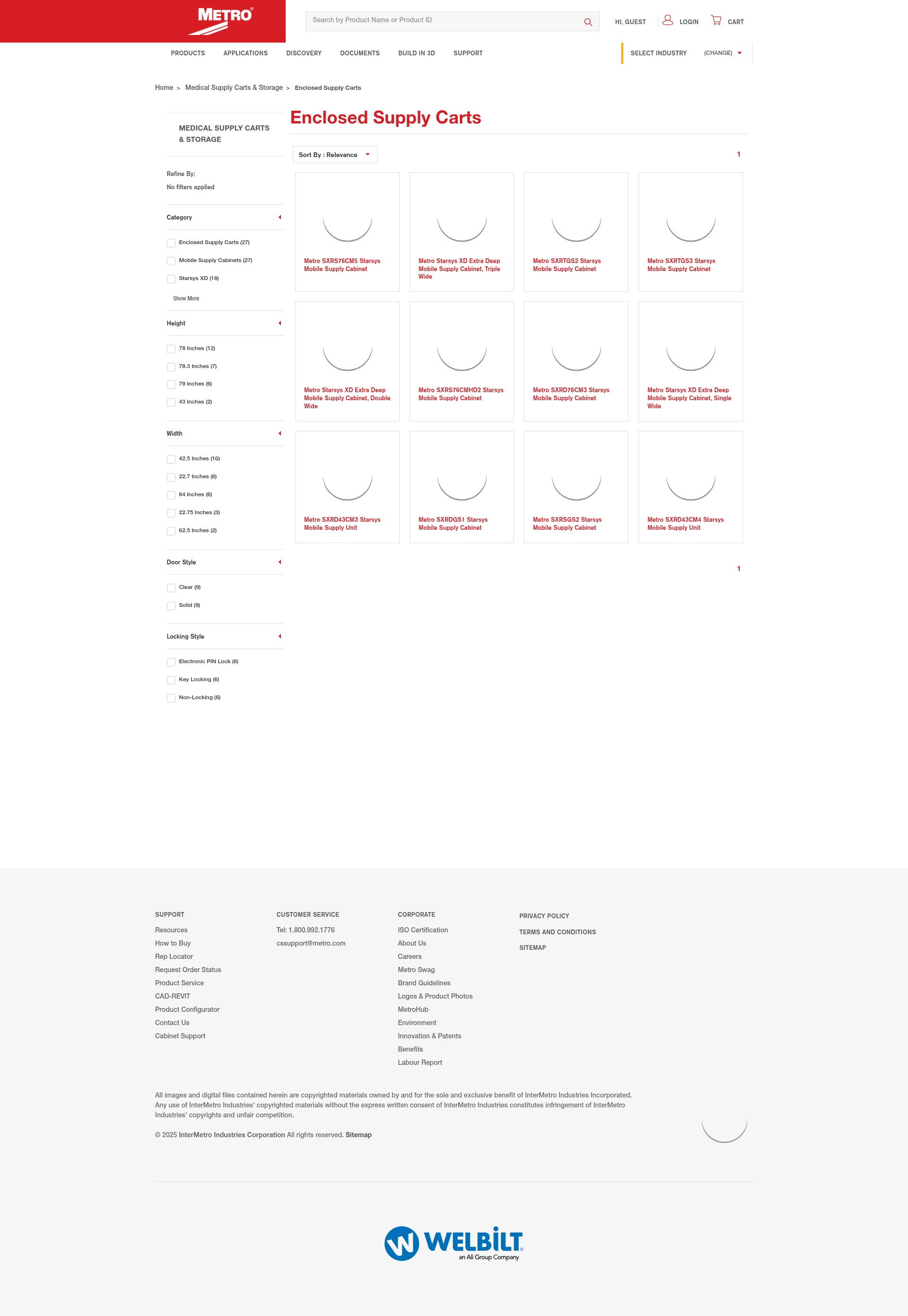 Screenshot of metro.com