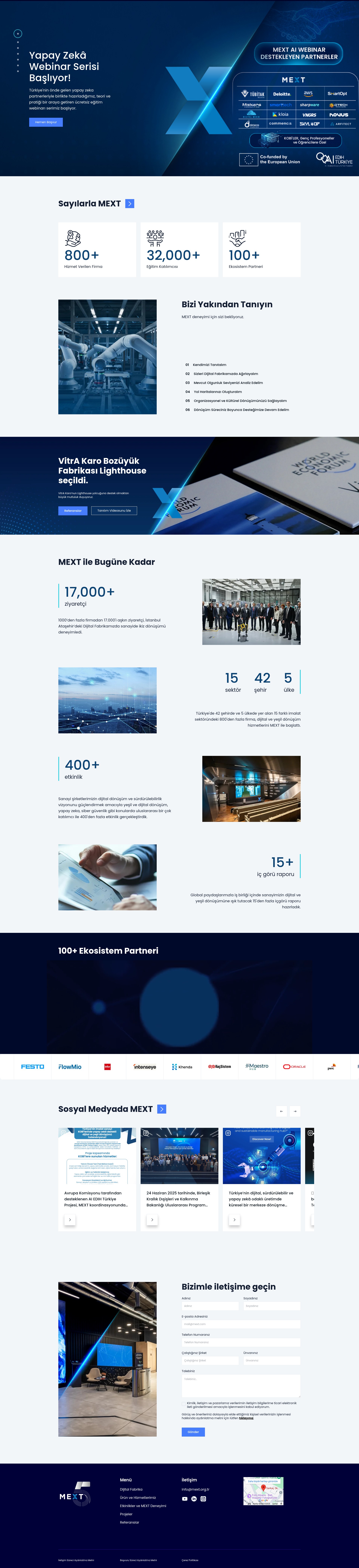 Screenshot of mext.org.tr