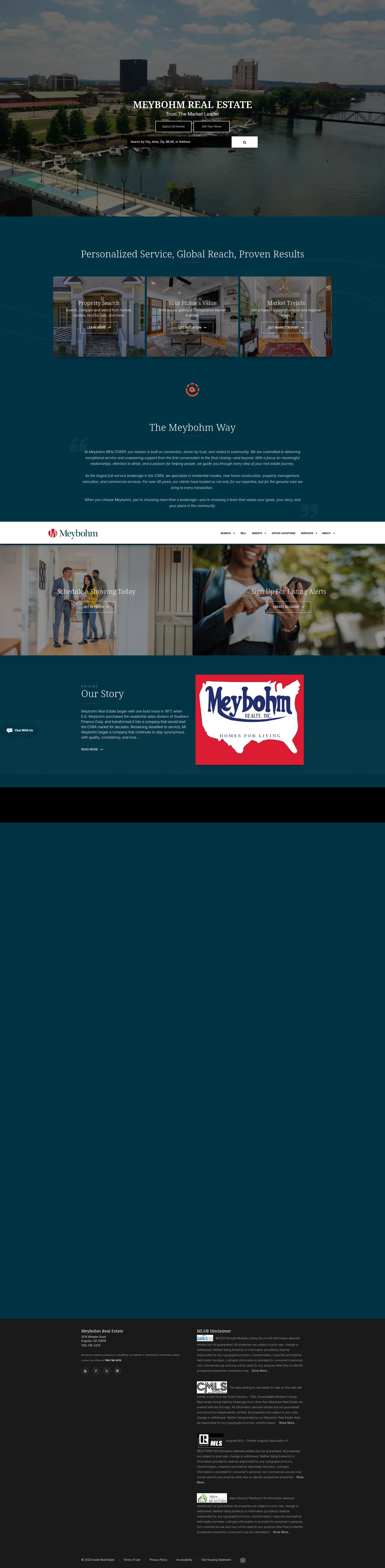 Screenshot of meybohm.com