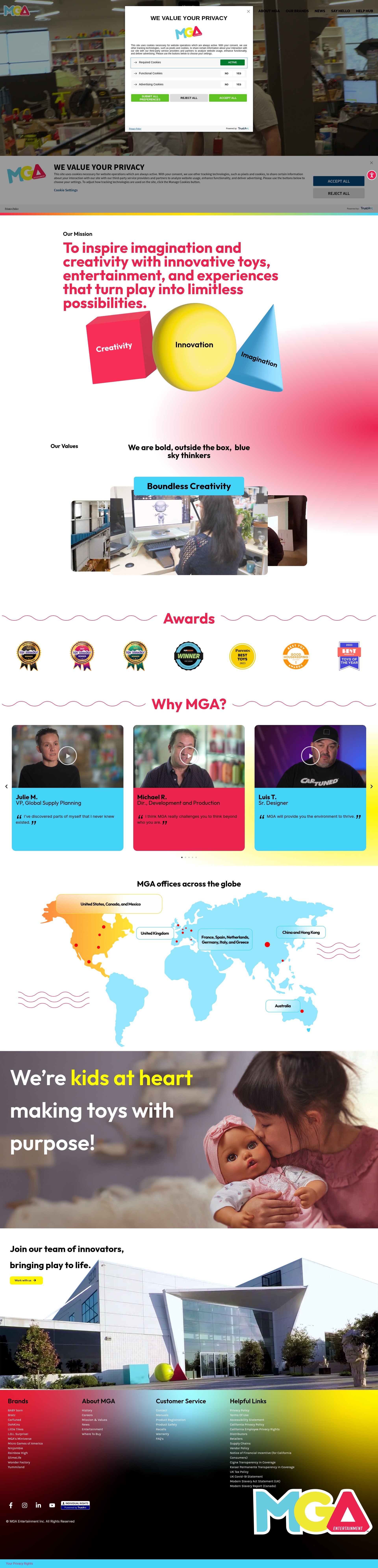 Screenshot of mgae.com